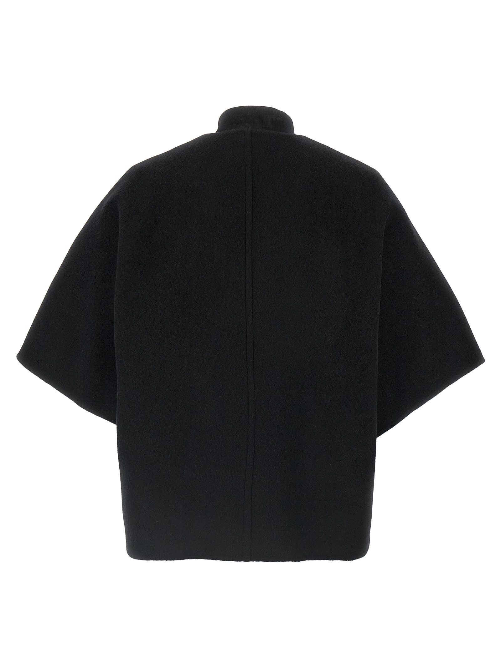 Max Mara Leticia Cape In Black