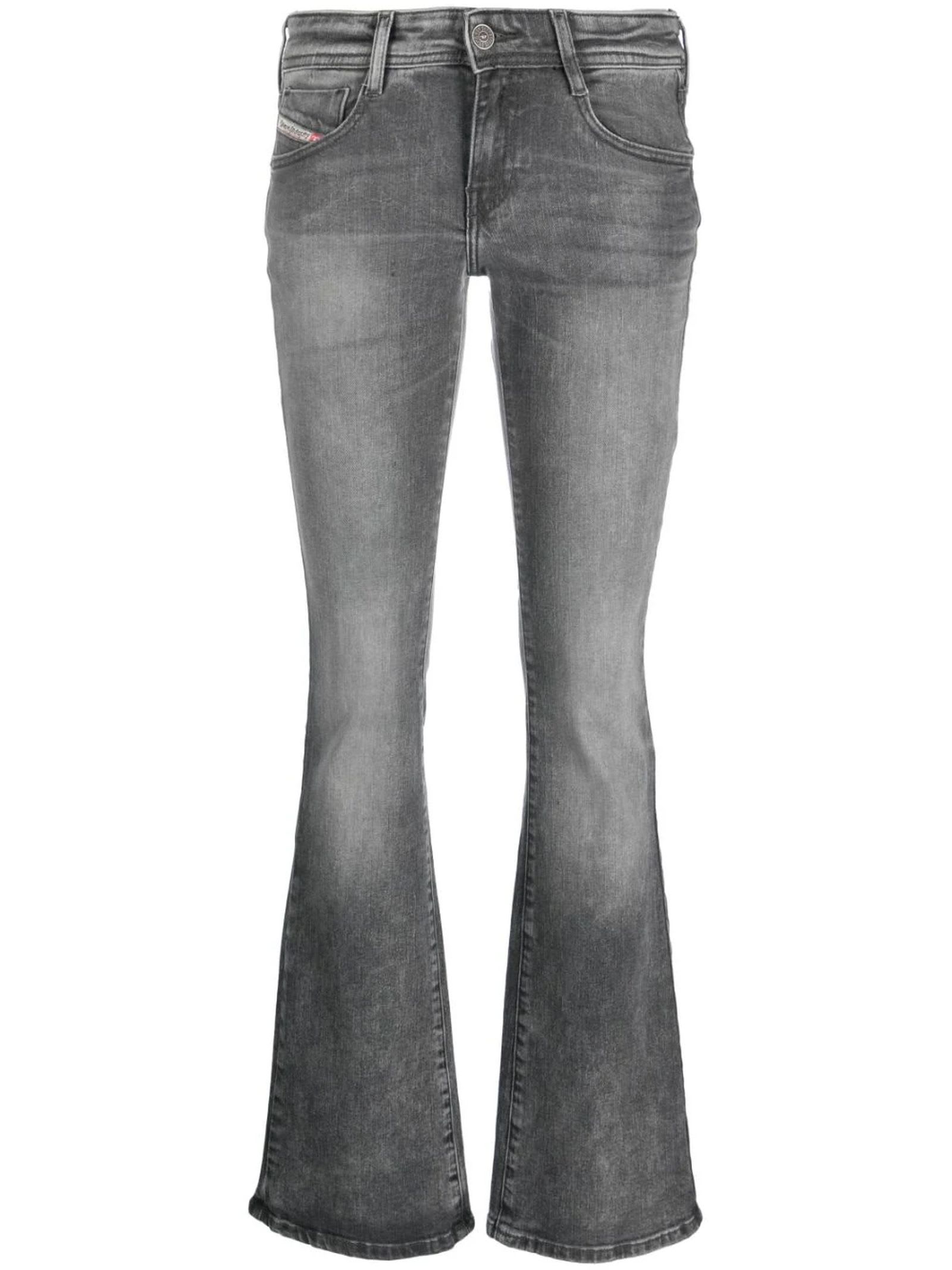 Dark Grey Denim 1969 D-ebbey Flared Jeans