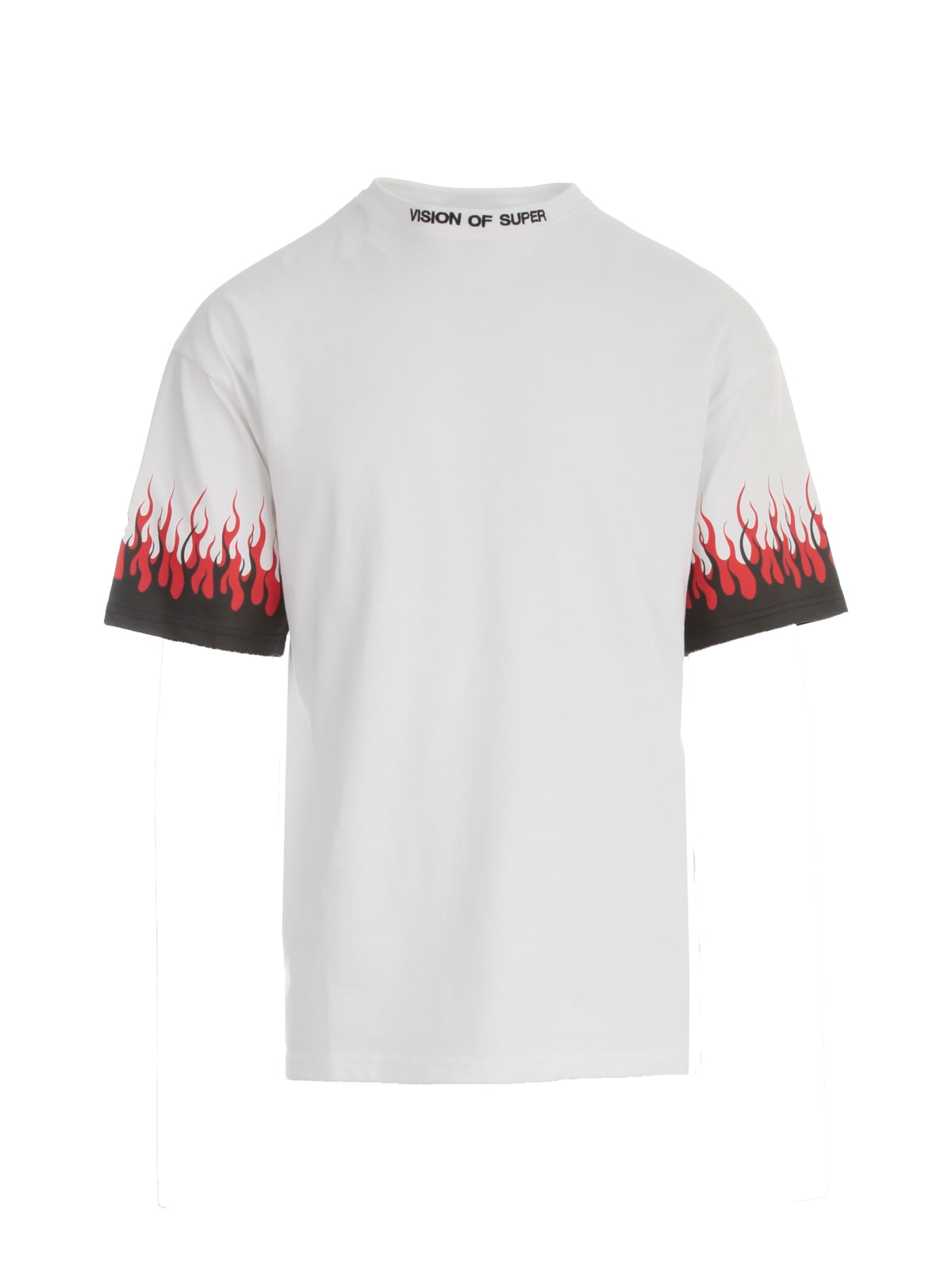 Vision of Super White T-shirt Double Flames