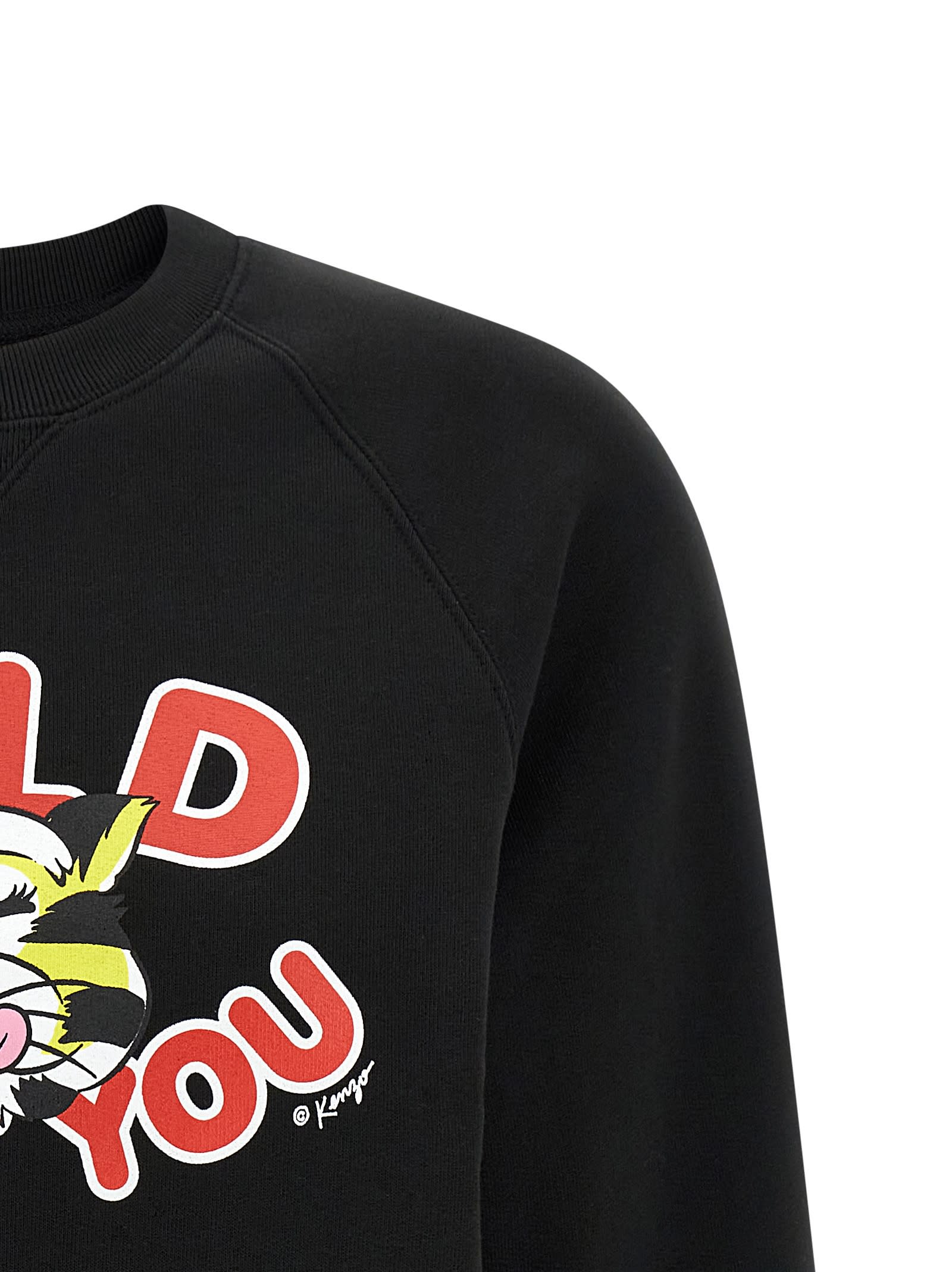 Kenzo Wild Tiger Sweatshirt In Multi