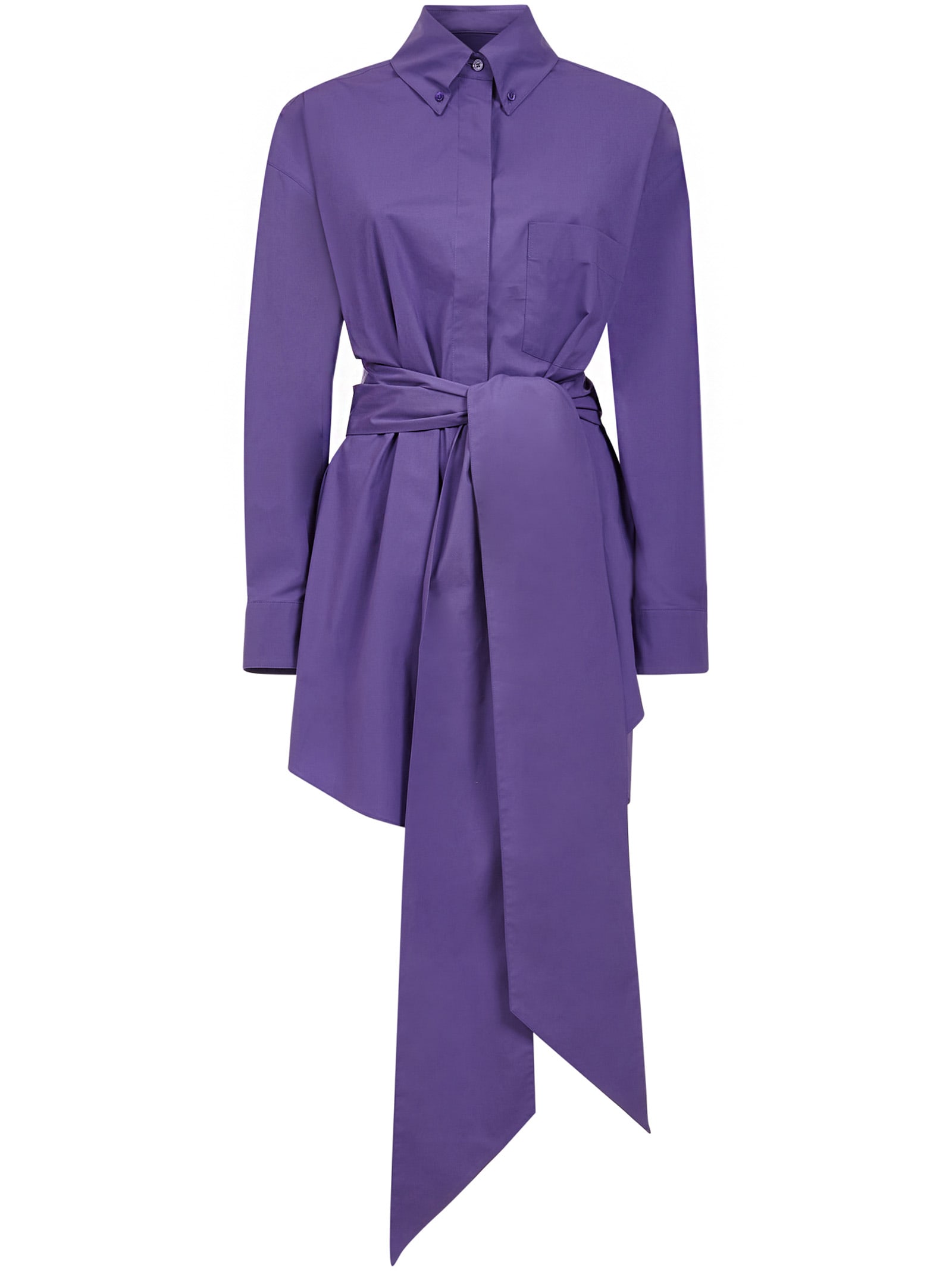Alexandre Vauthier Mini Dress In Purple