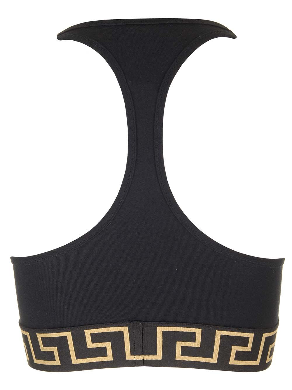 Shop Versace Underwear Top In Black