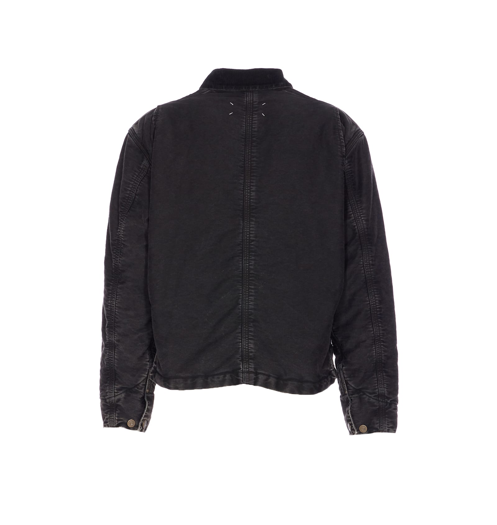 Maison Margiela Long Sleeve Jacket Featuring Front Pockets In Black