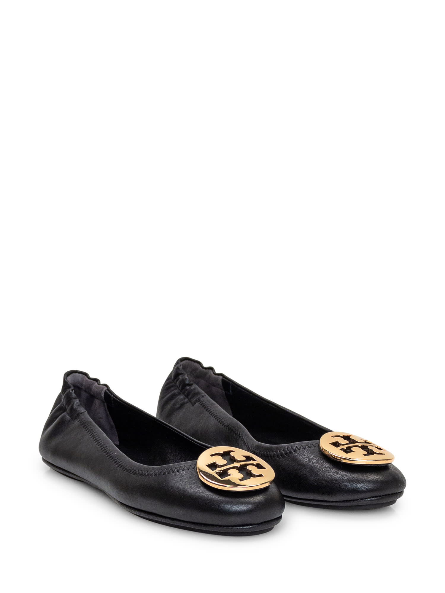 Shop Tory Burch Minnie Ballerina In Quadretto