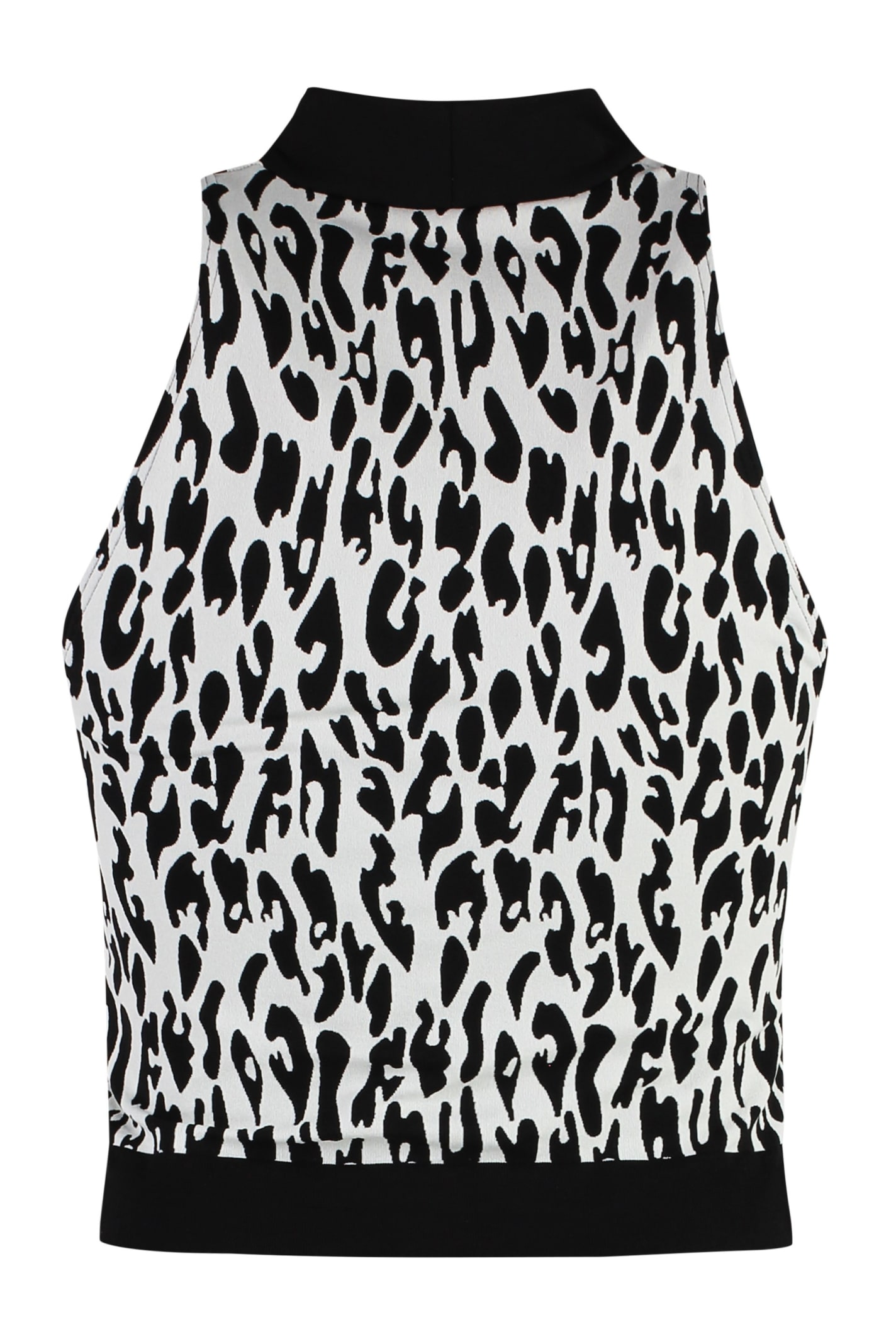 Wolford C2c Logo Sporty Tank-top In Animalier
