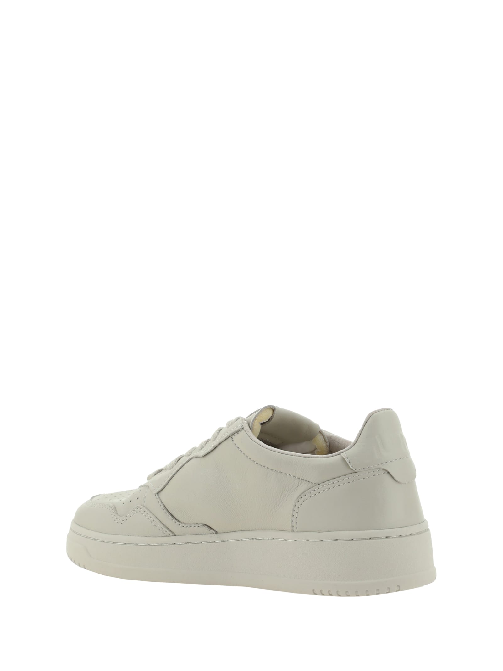 Autry Medalist Low Top Sneakers In Beige