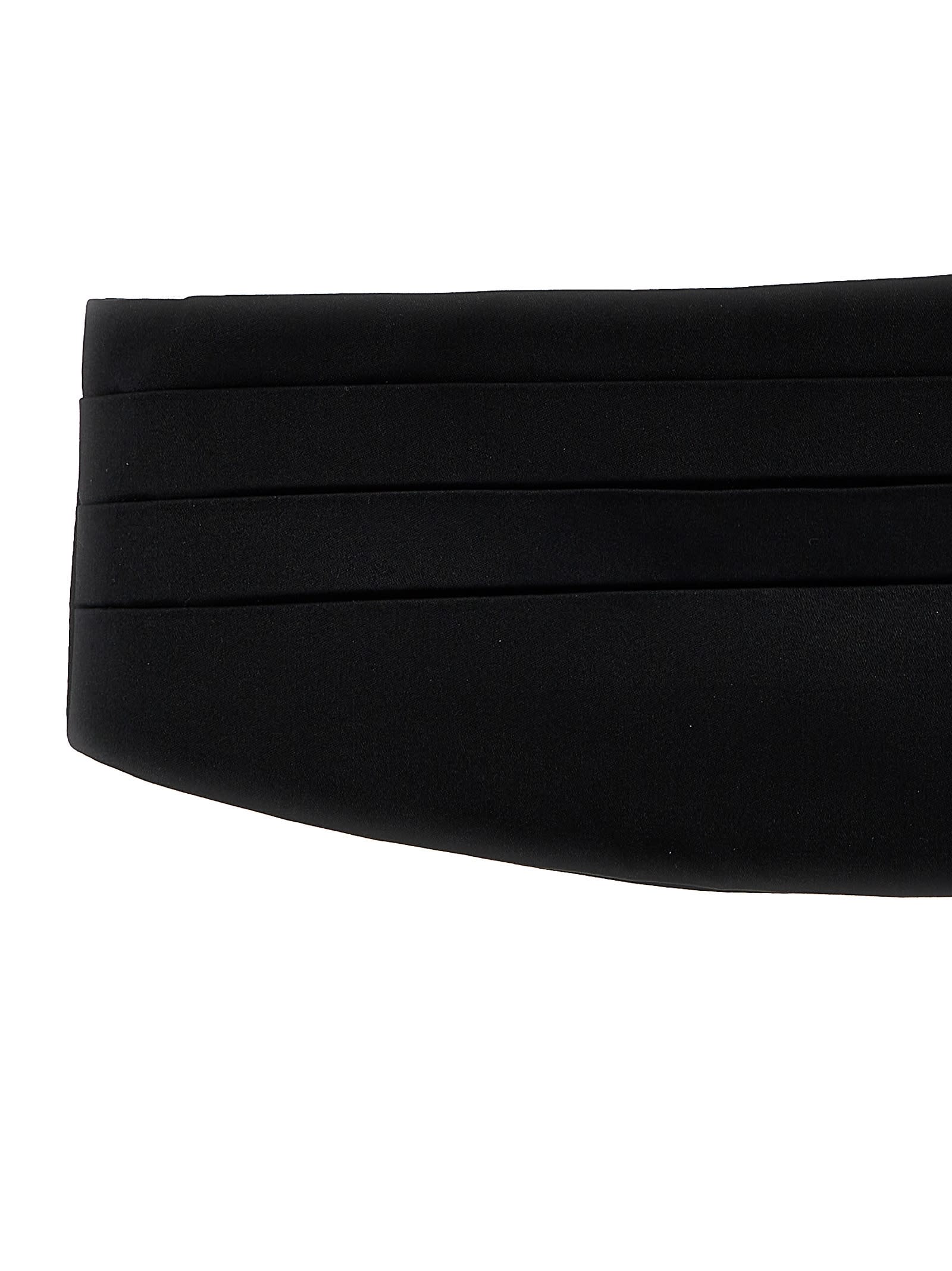 Shop Dolce & Gabbana Tuxedo Headband In Black