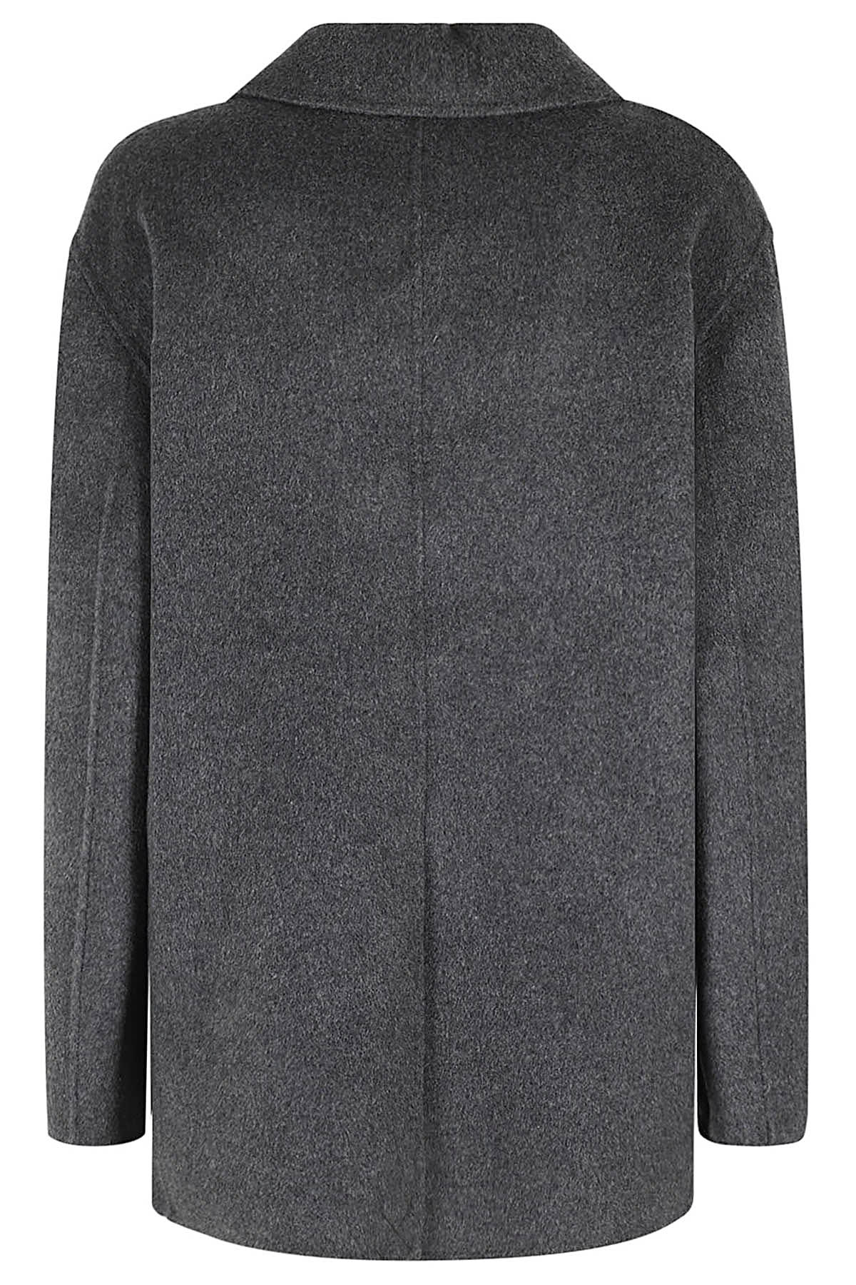 Shop Dunst Handmade Cashmere Jacket In Melange Grey