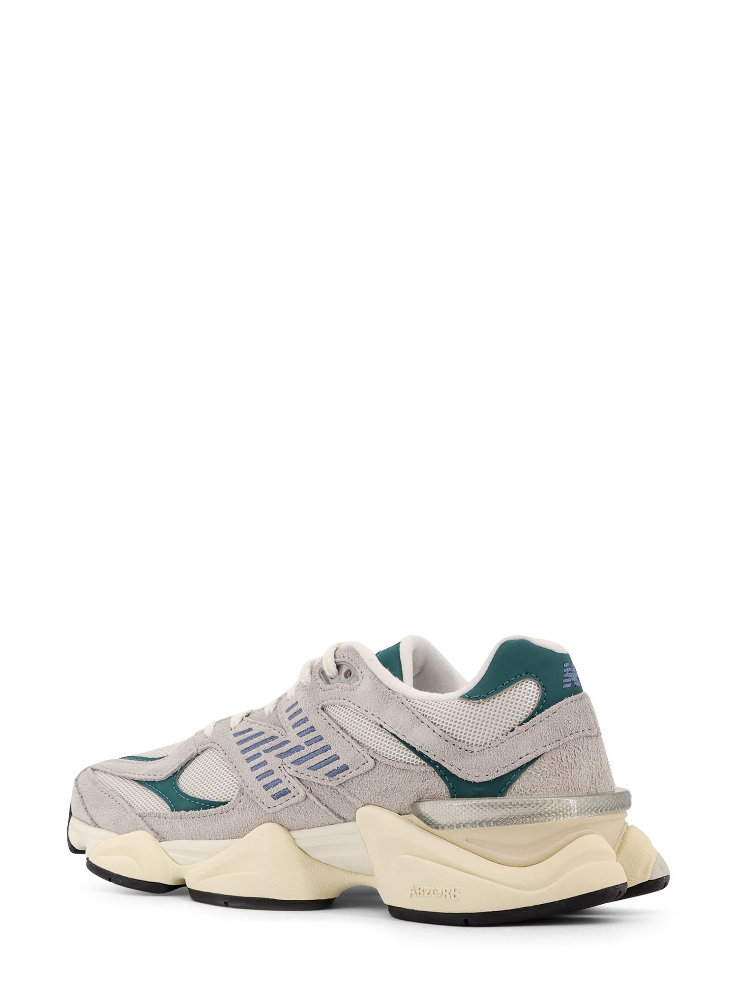 New Balance Mesh And Suede Sneakers With Logo On The Side In Grey