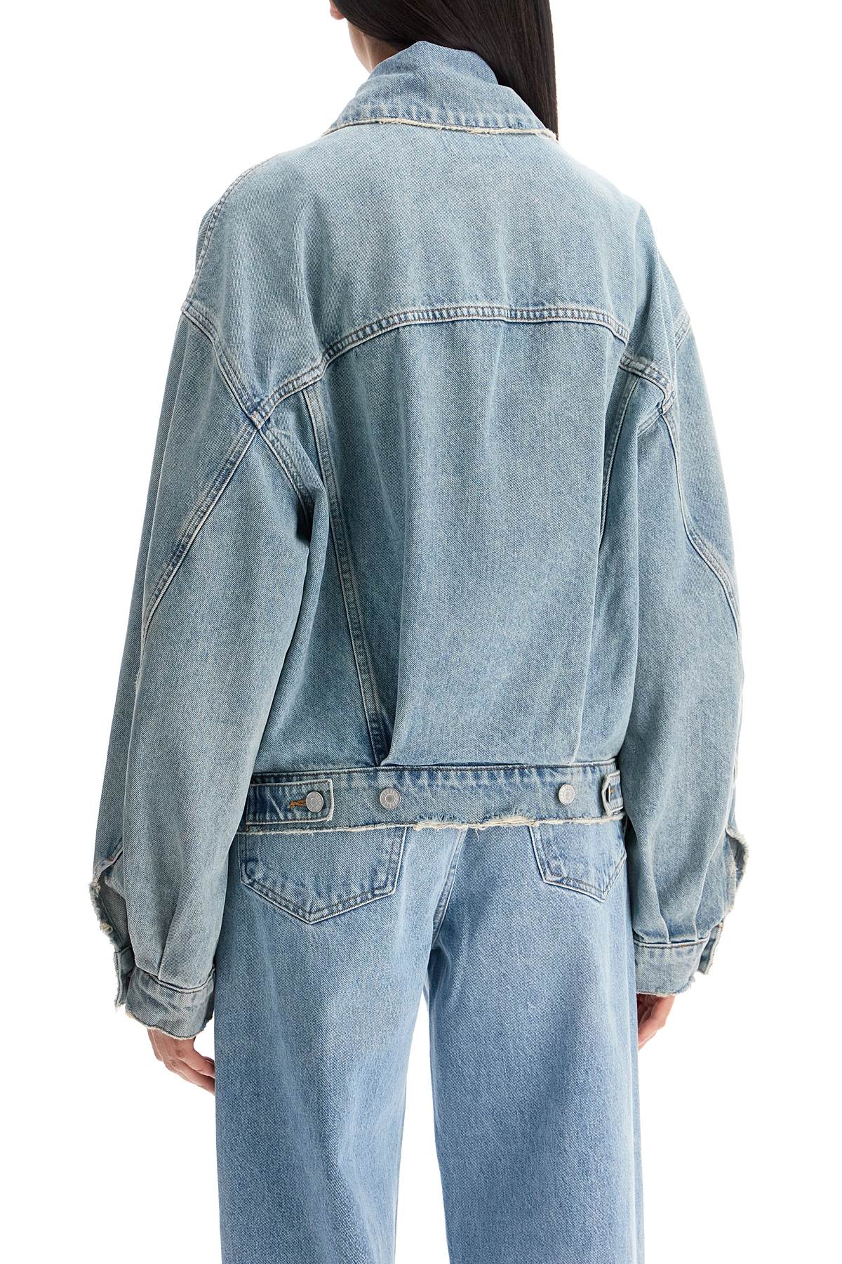 Shop Agolde Denim Dalton Balloon Jacket With