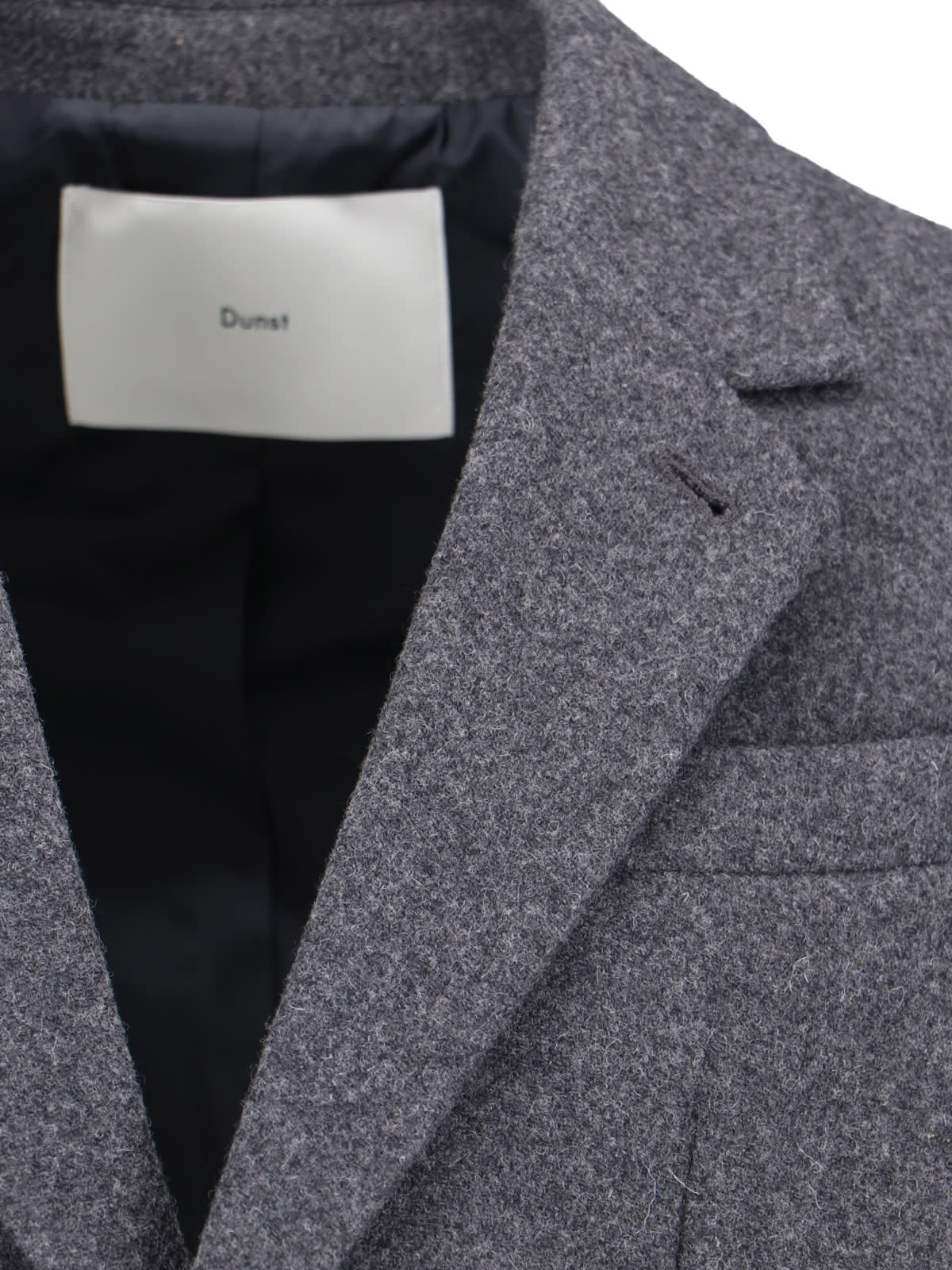 Shop Dunst Single-breasted Blazer In Gray