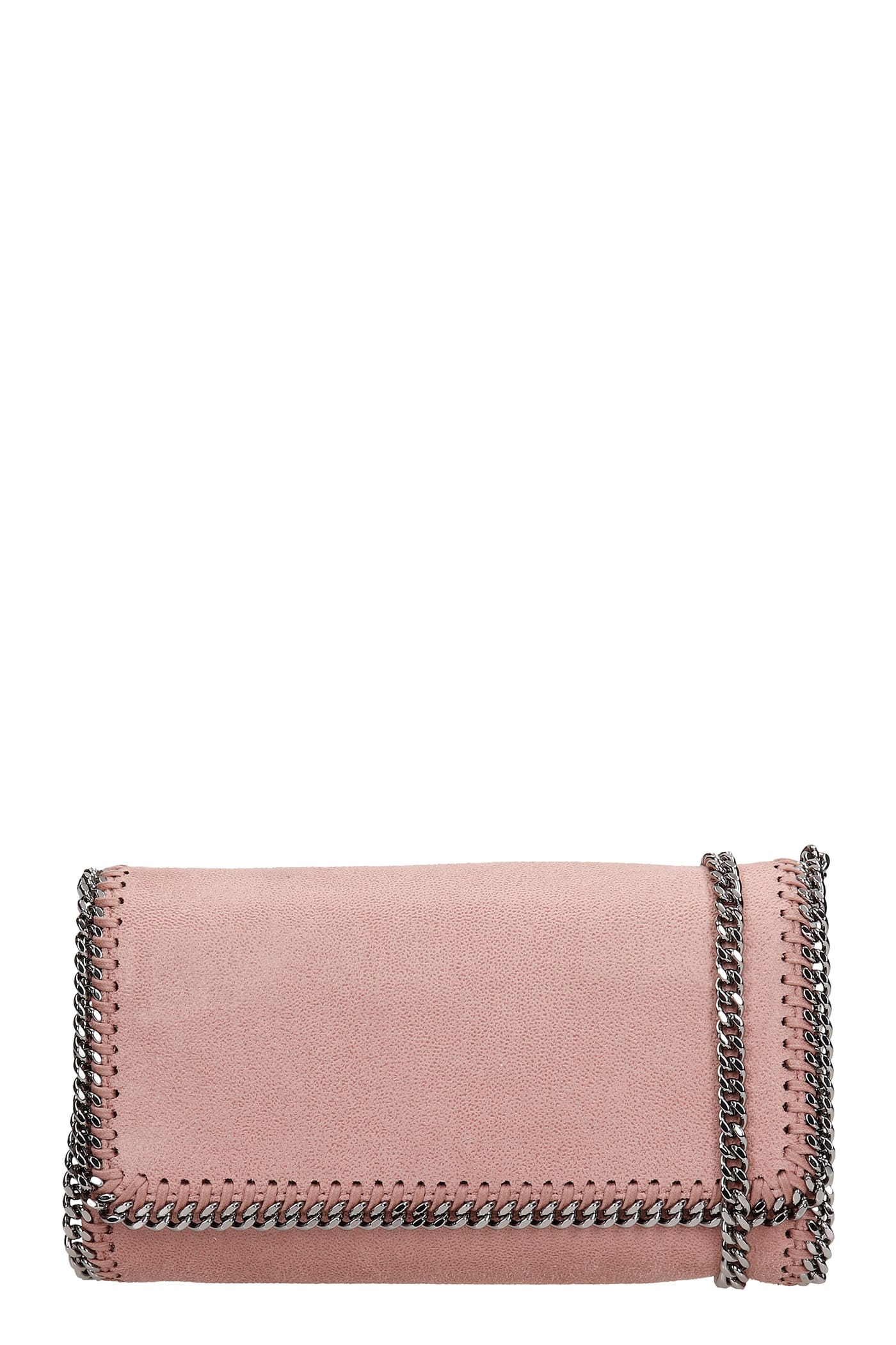 Stella McCartney Falabella Shoulder Bag In Rose-pink Faux Leather