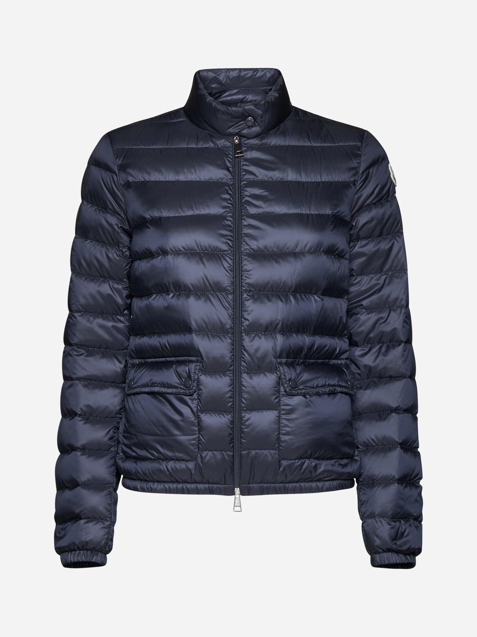 Moncler The Lans Down Puffer Jacket In Blu