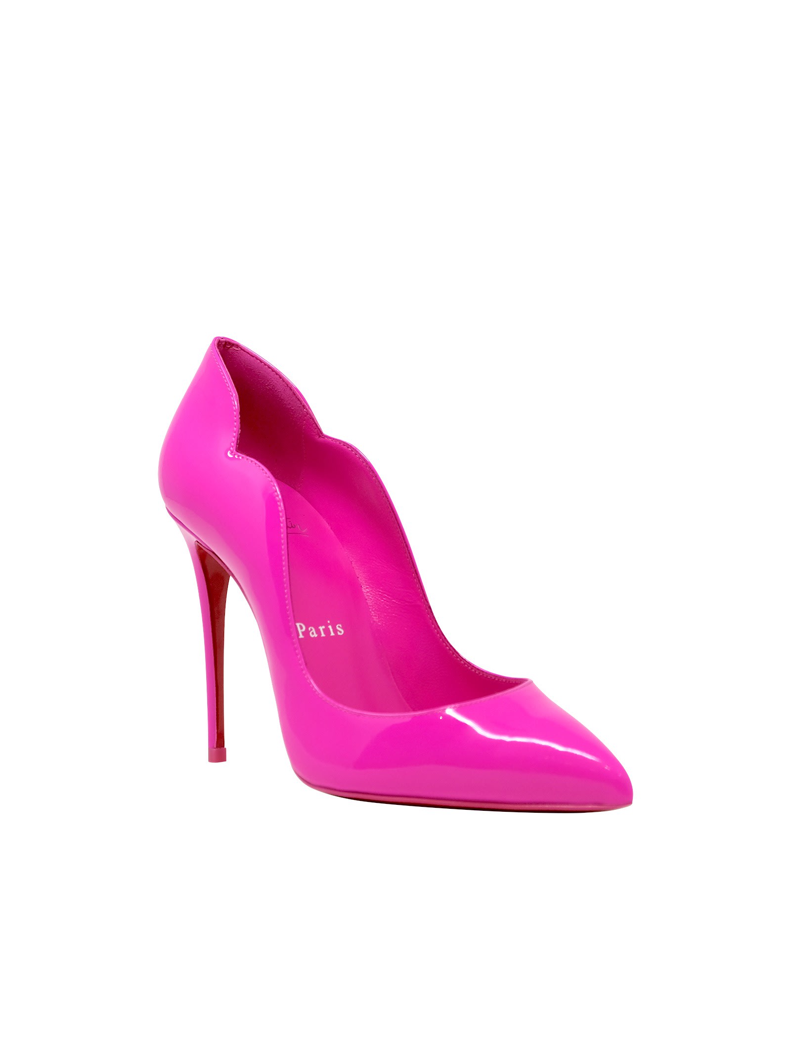 Shop Christian Louboutin Bolerose Patent Leather Hot Chick 100 Pumps In Pink