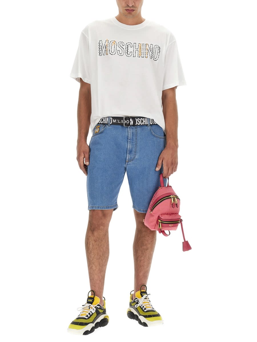 Moschino Short-sleeved T-shirt In White