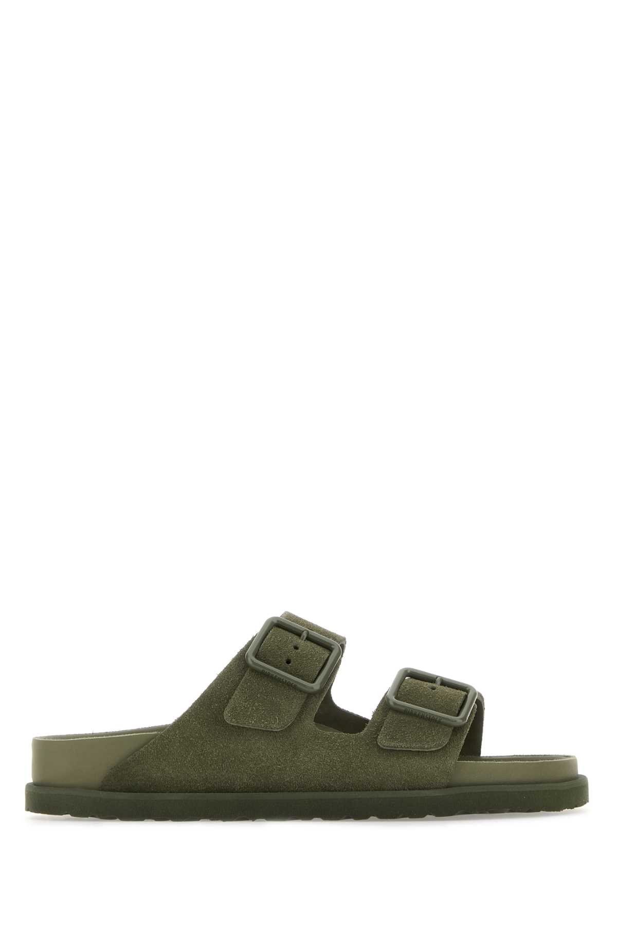 Army Green Suede Arizona Avantgarde Slippers