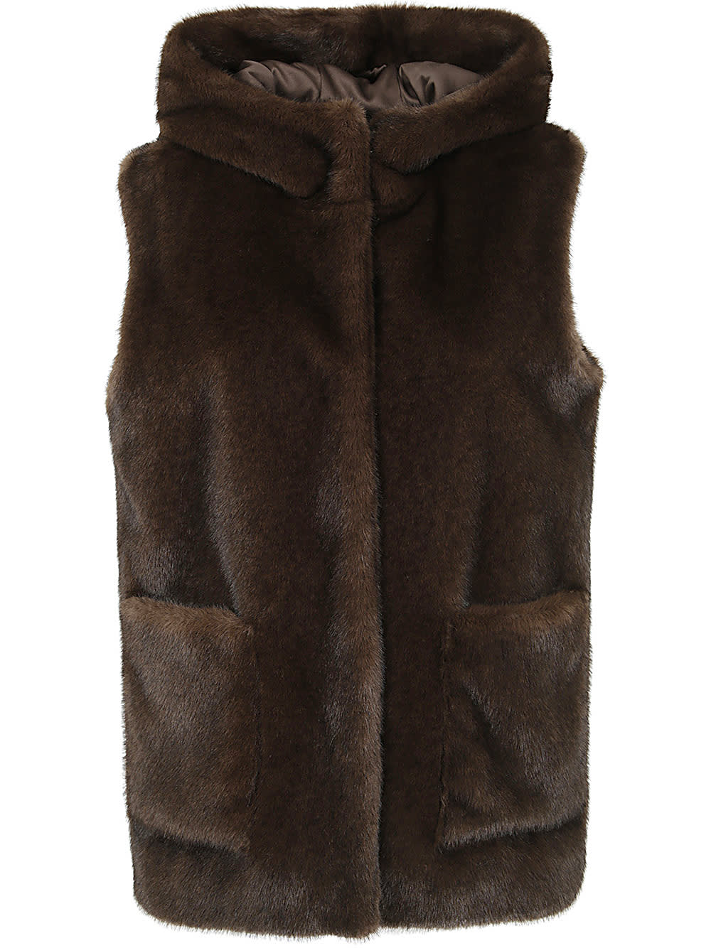 Short Hoodie Waistcoat