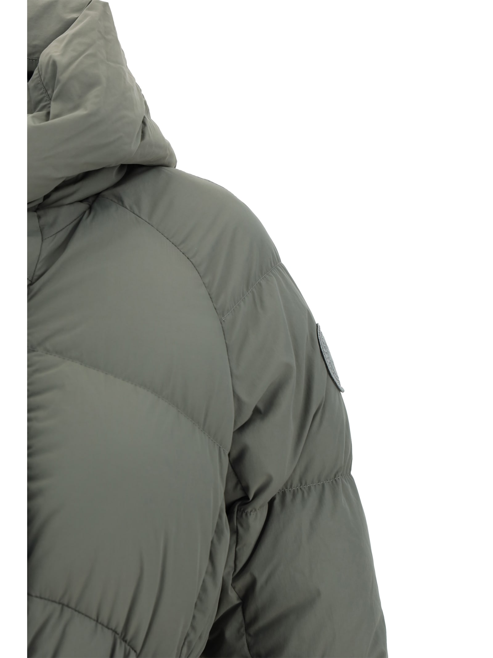 Shop Canada Goose Marlow Parka Down Jacket In Green