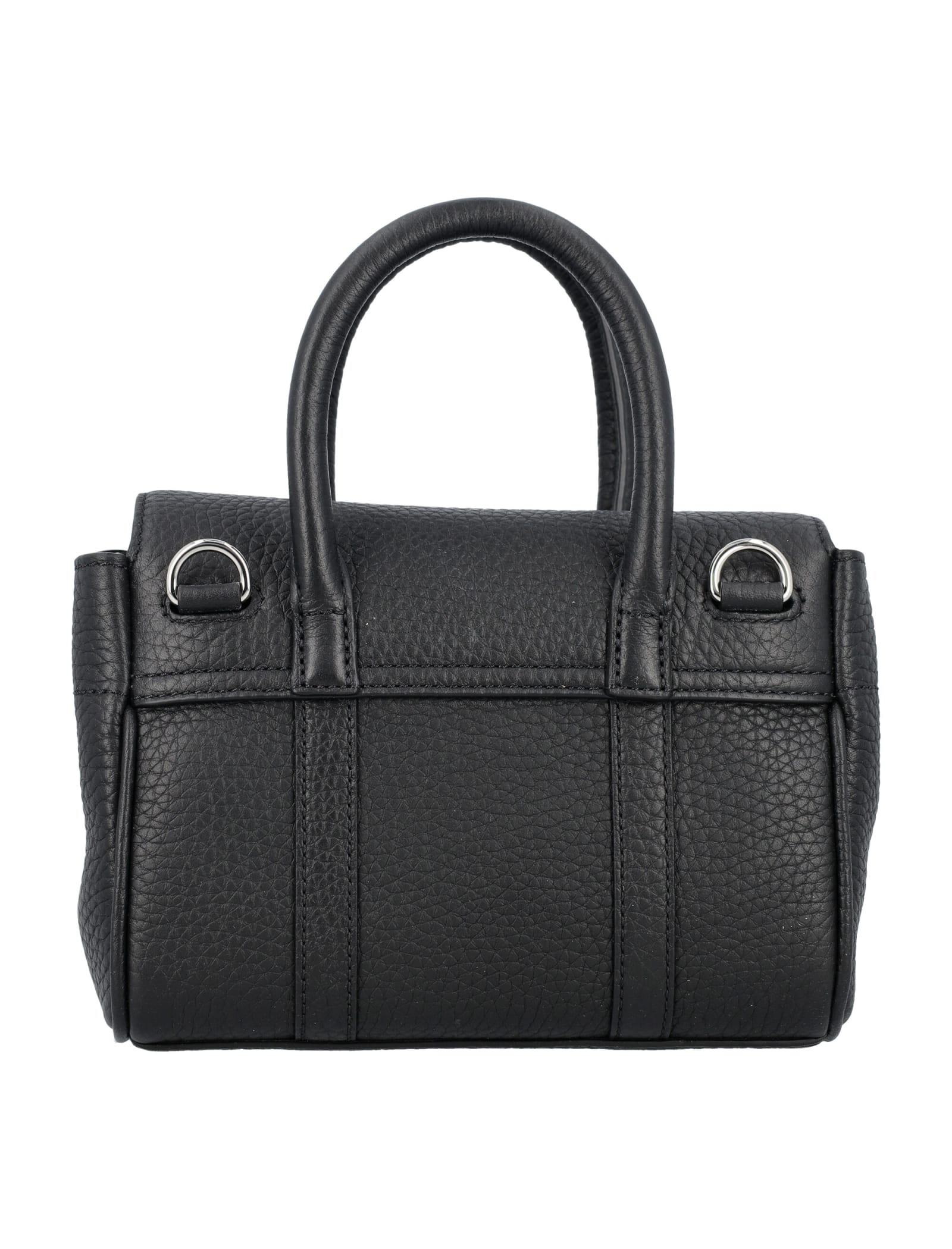 Shop Mulberry Mini Bayswater In Black