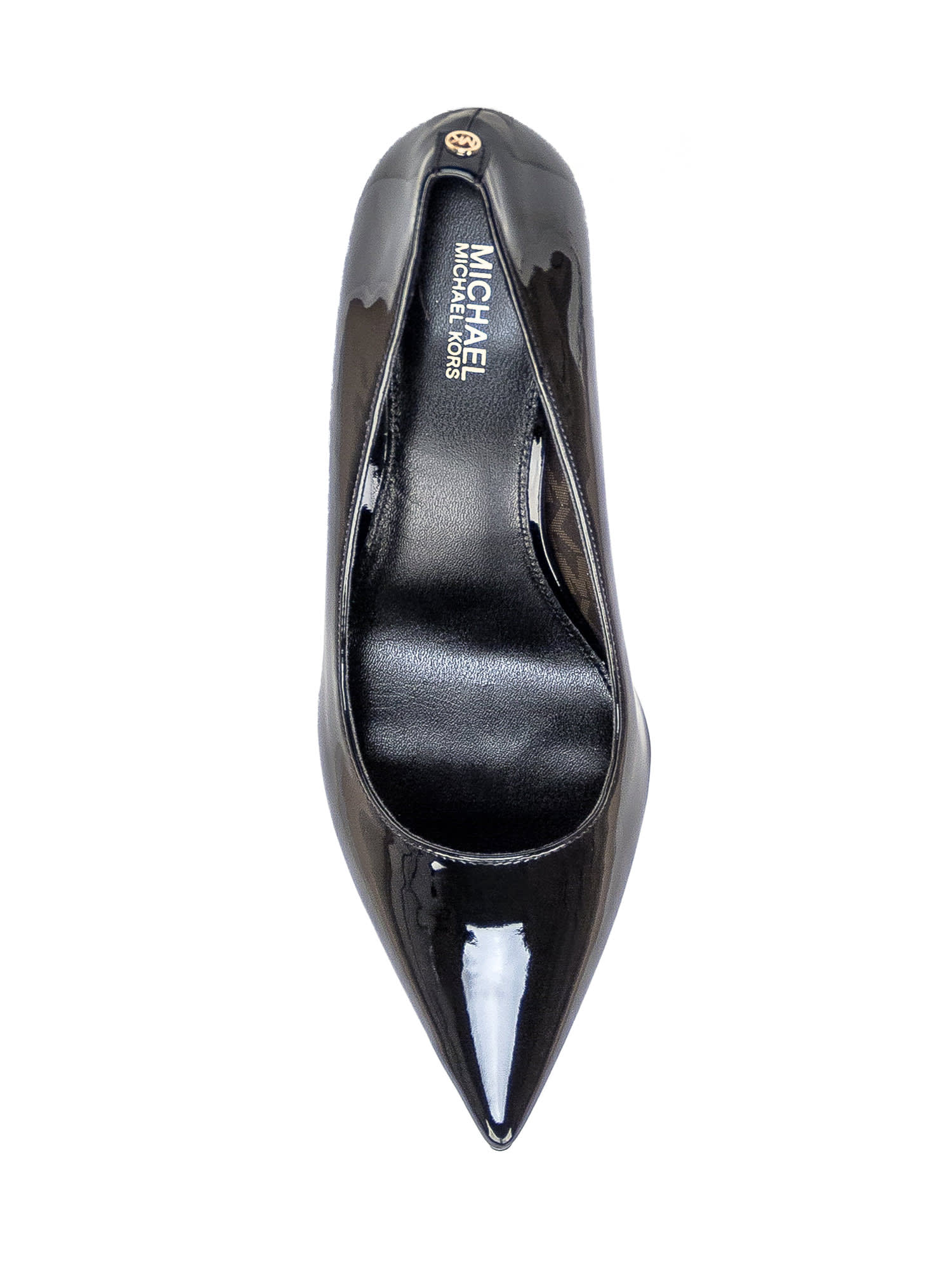 Michael Kors Alina Flex Pumps In Black Patent Leather In Black