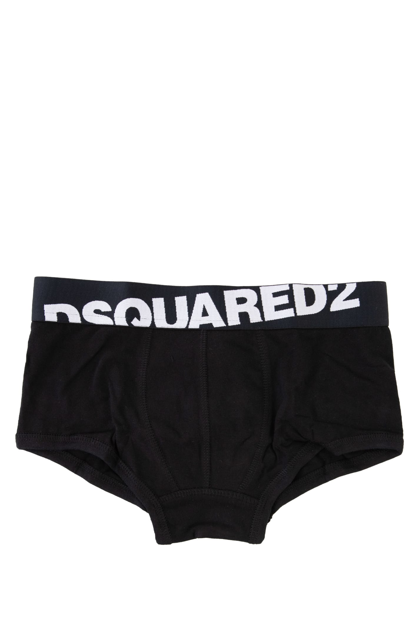 Dsquared2 Kids' Jersey Boxer With Logoed Elastic In Back