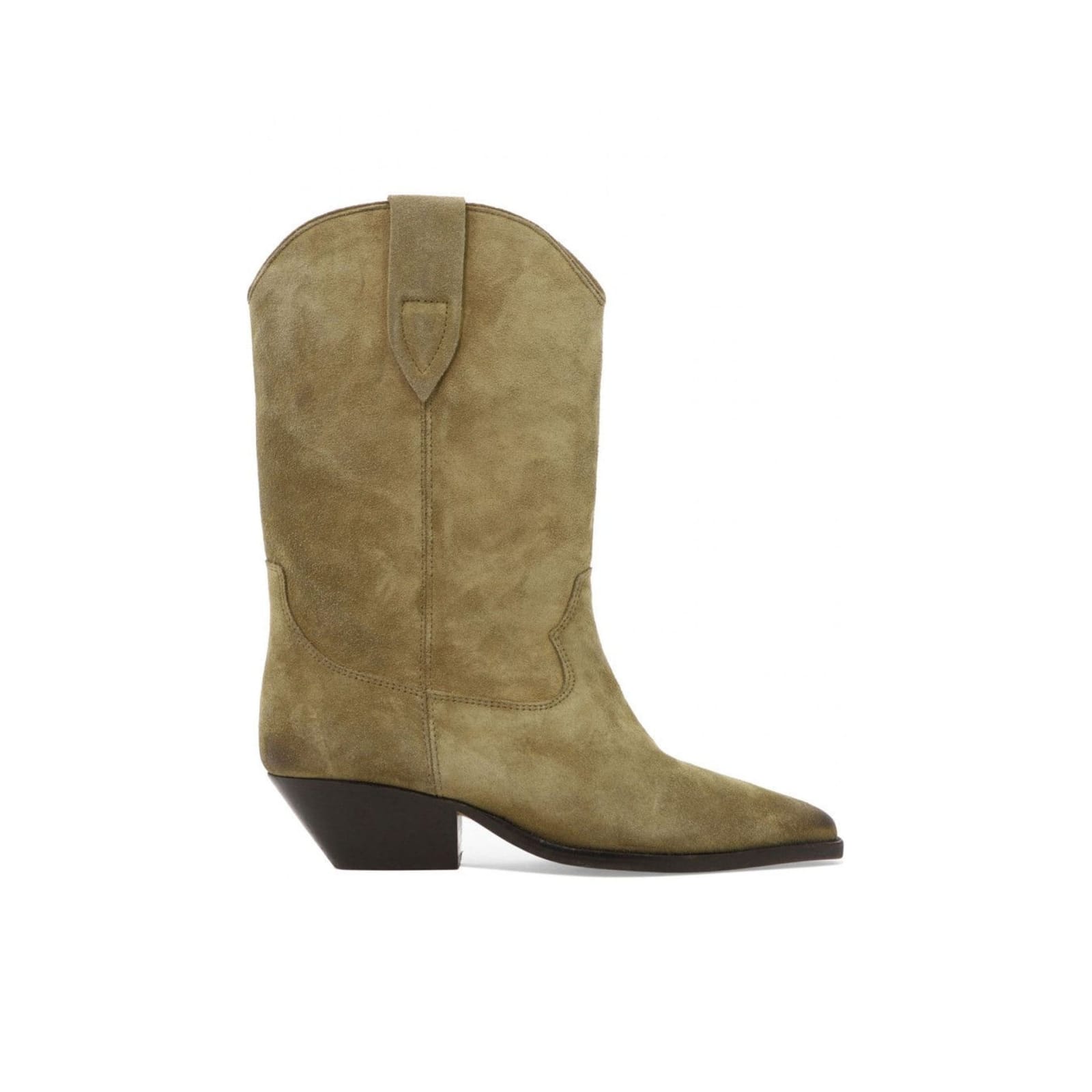 Isabel Marant Suede Boots In Green