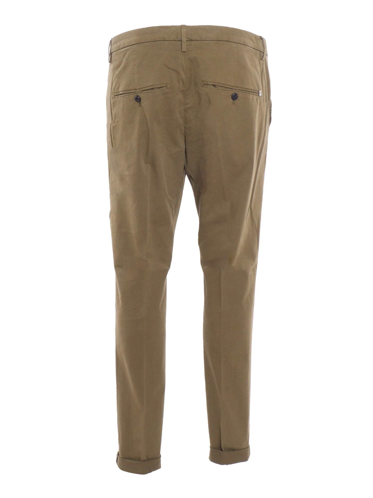 Shop Dondup Chino Trousers In Brown