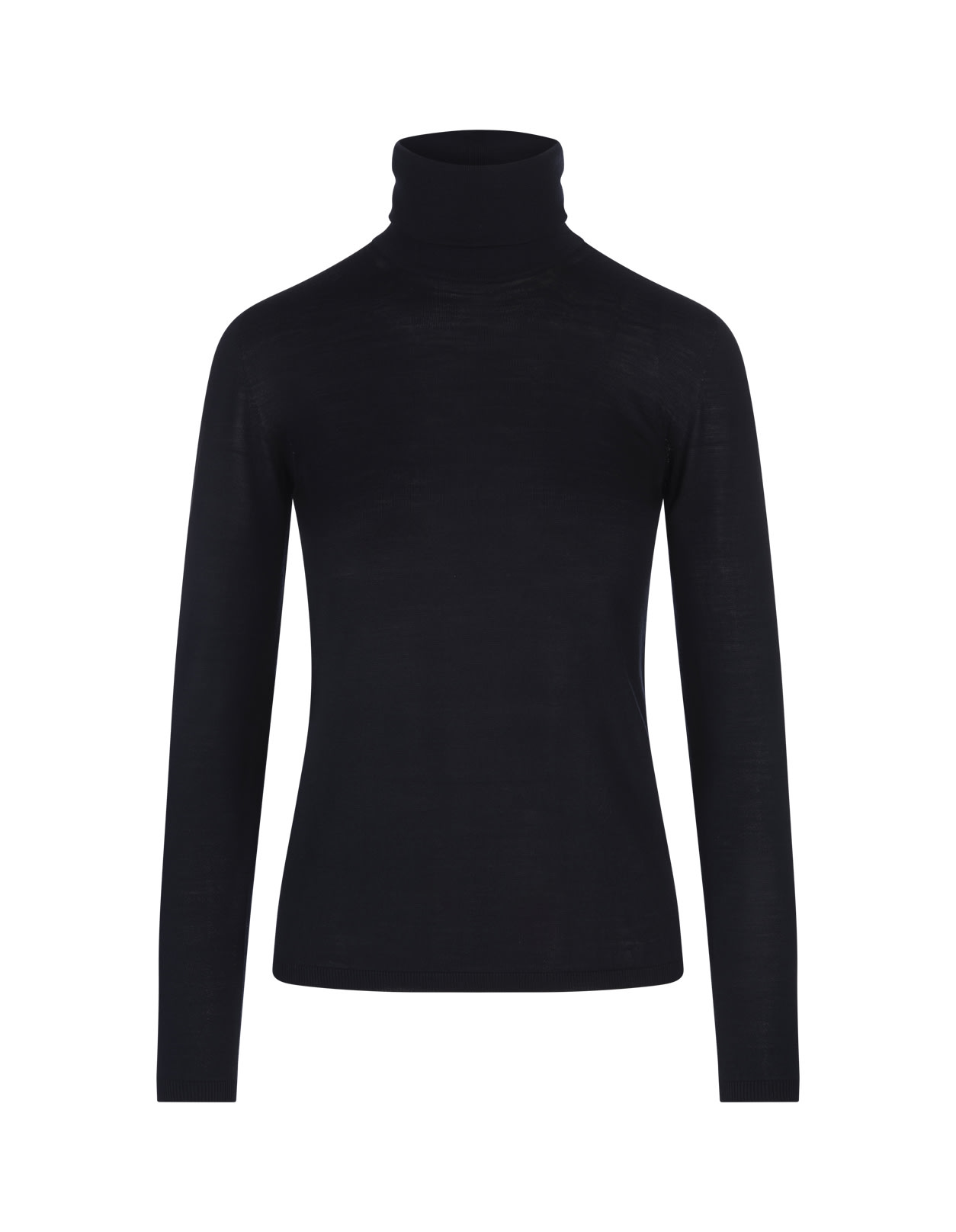 Shop Max Mara Blue Saluto Turtleneck Sweater