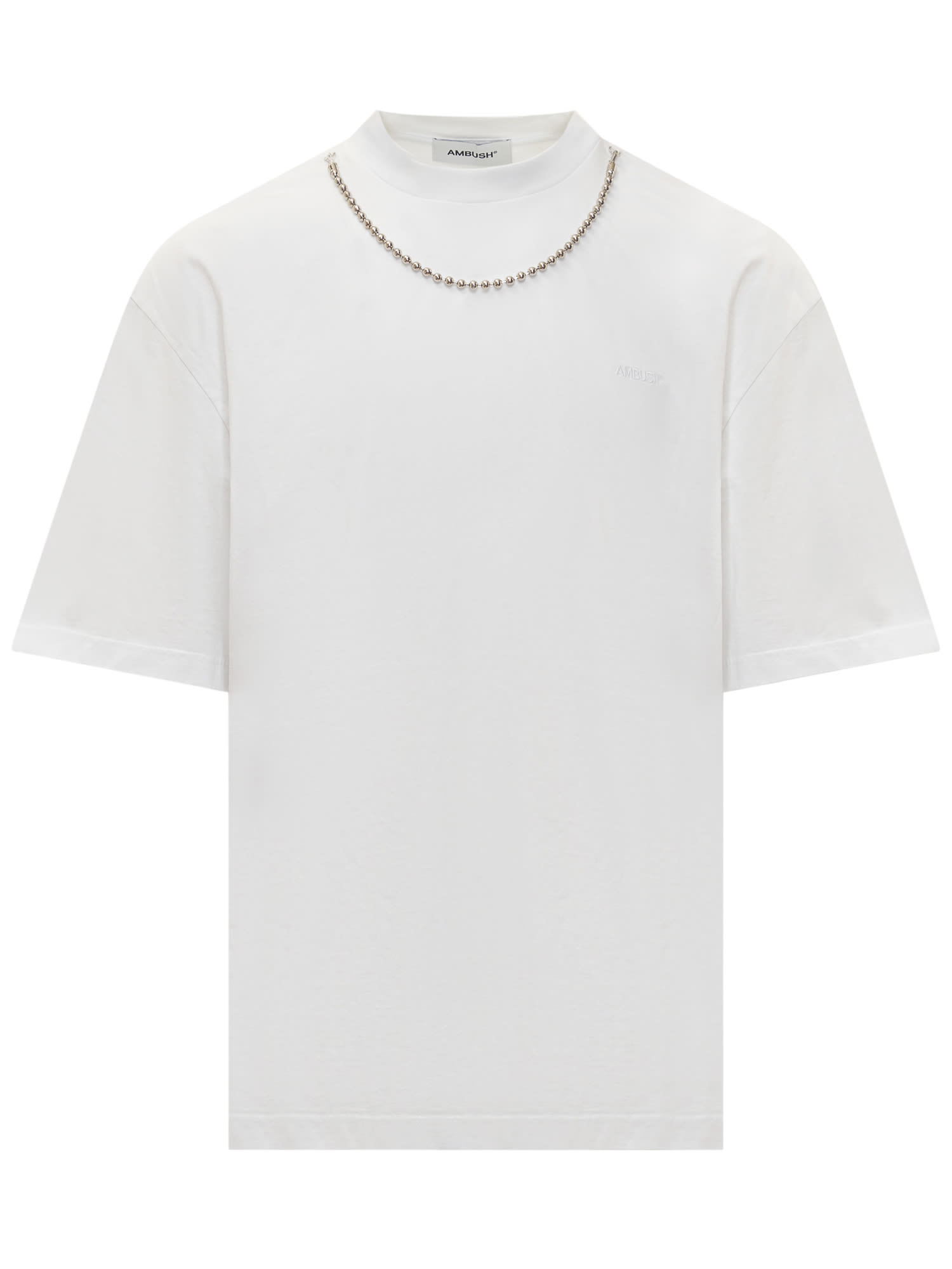 Shop Ambush Ballchain T-shirt In Blanc De Blanc