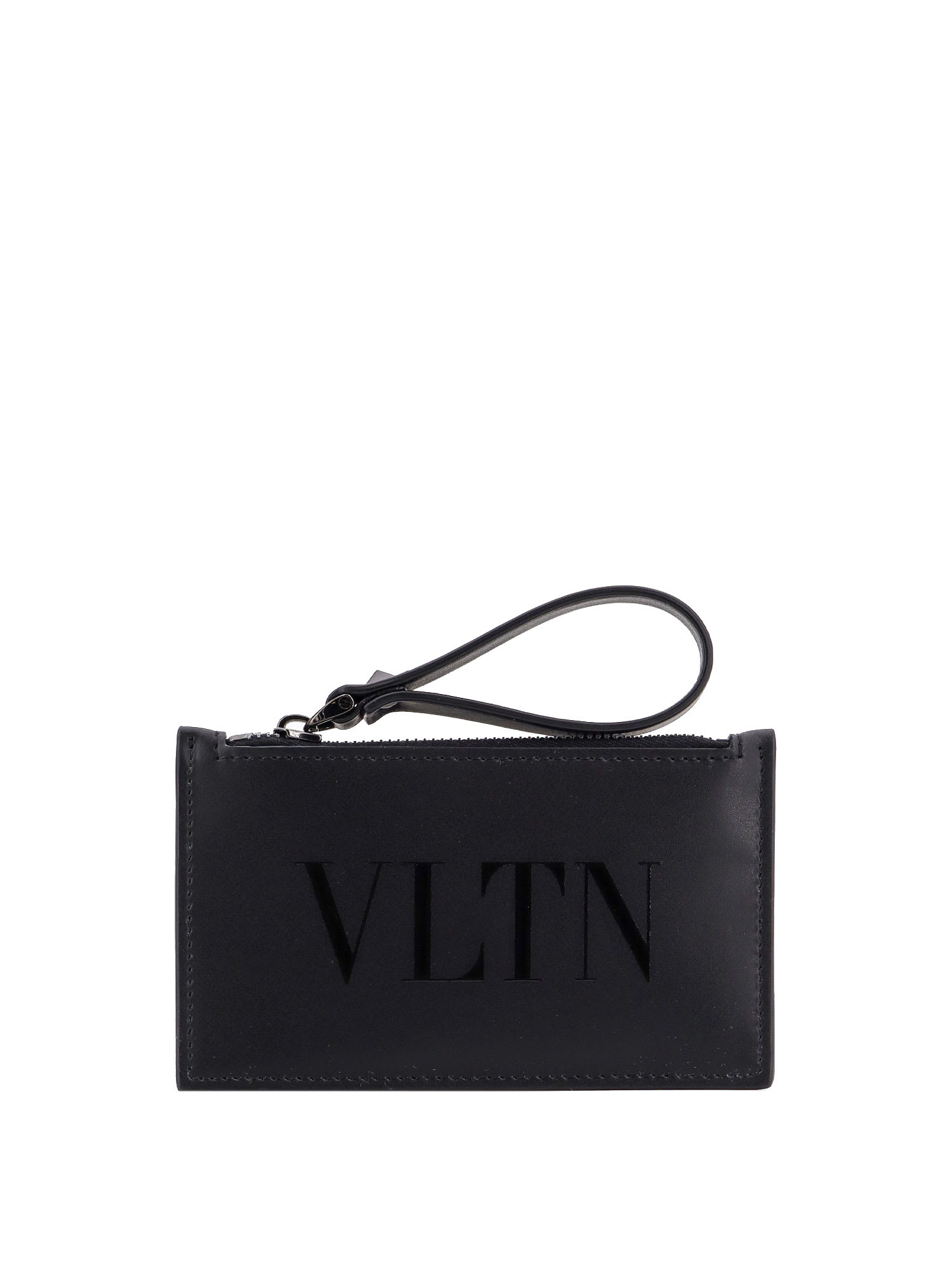 Shop Valentino Card Holder In Black