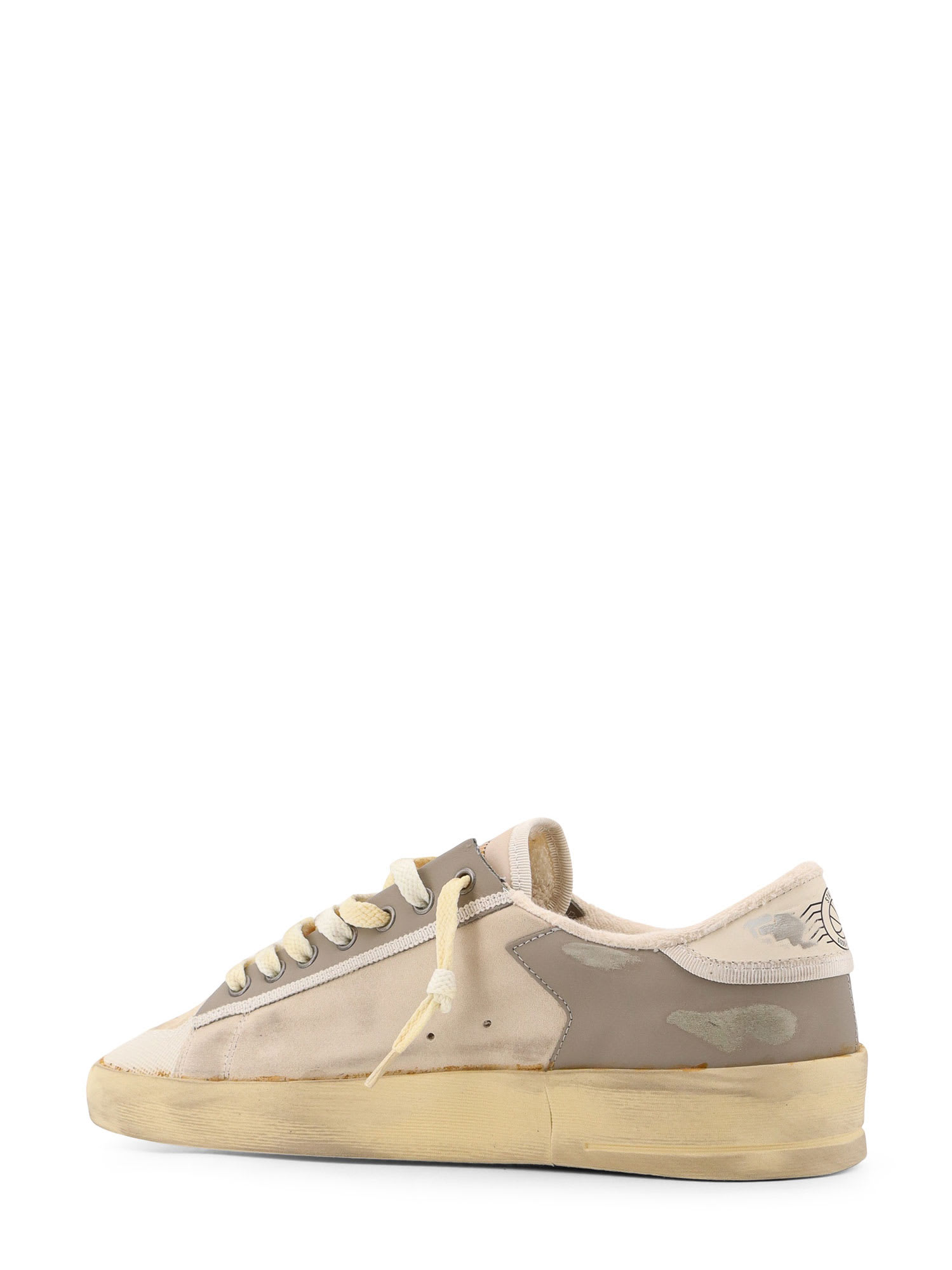 Shop Golden Goose Stardan Sneakers In Beige