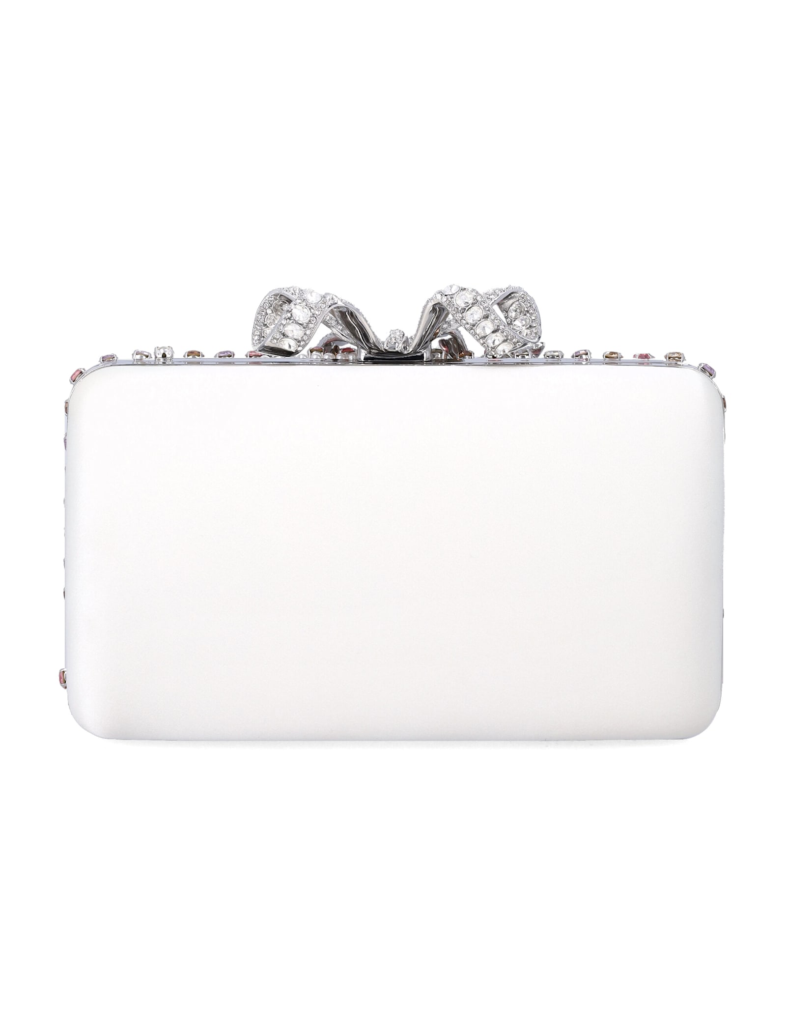 Self-portrait Multi Crystal Clutch Bag In Multi
