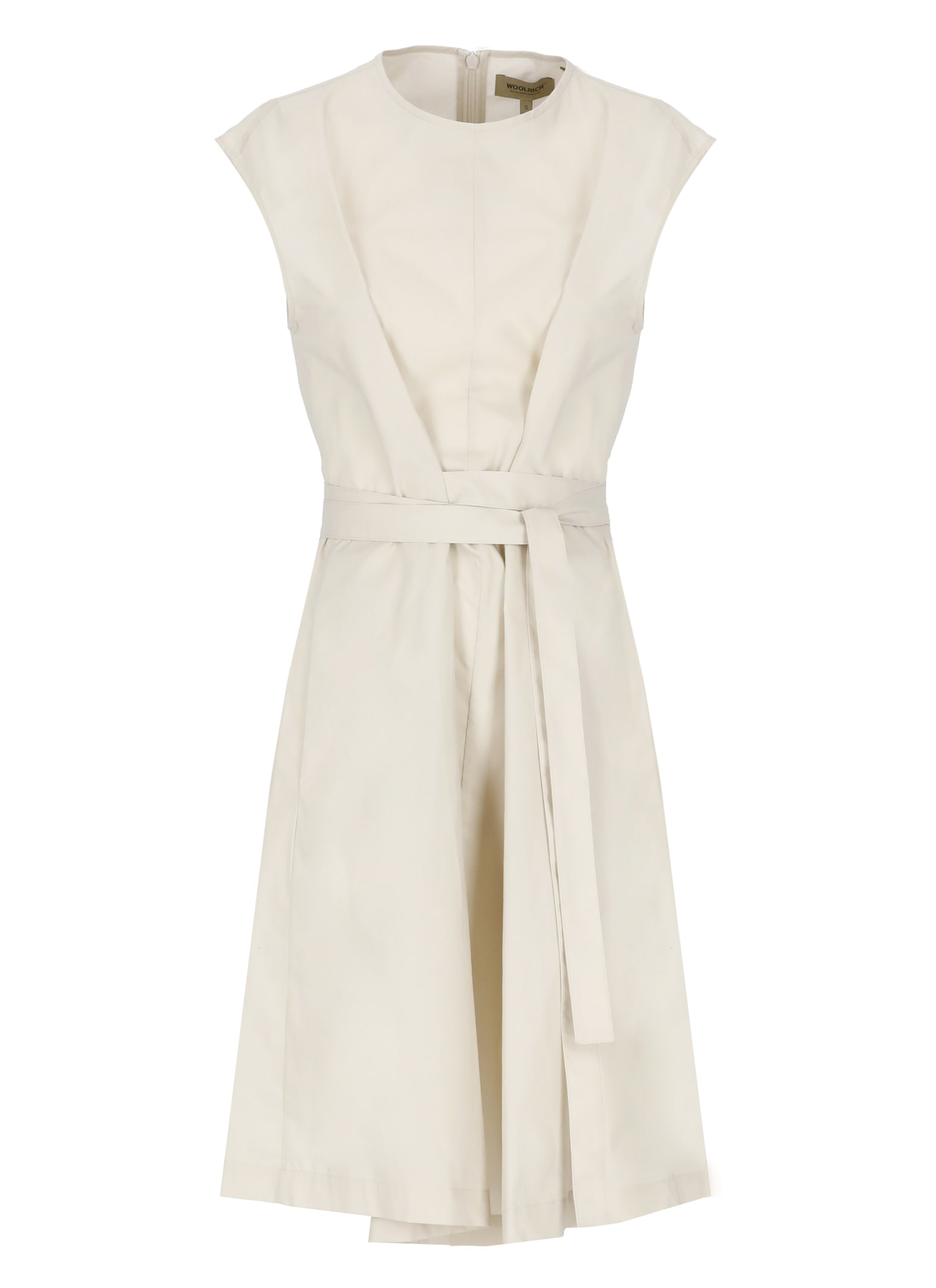 Poplin Belted Dress