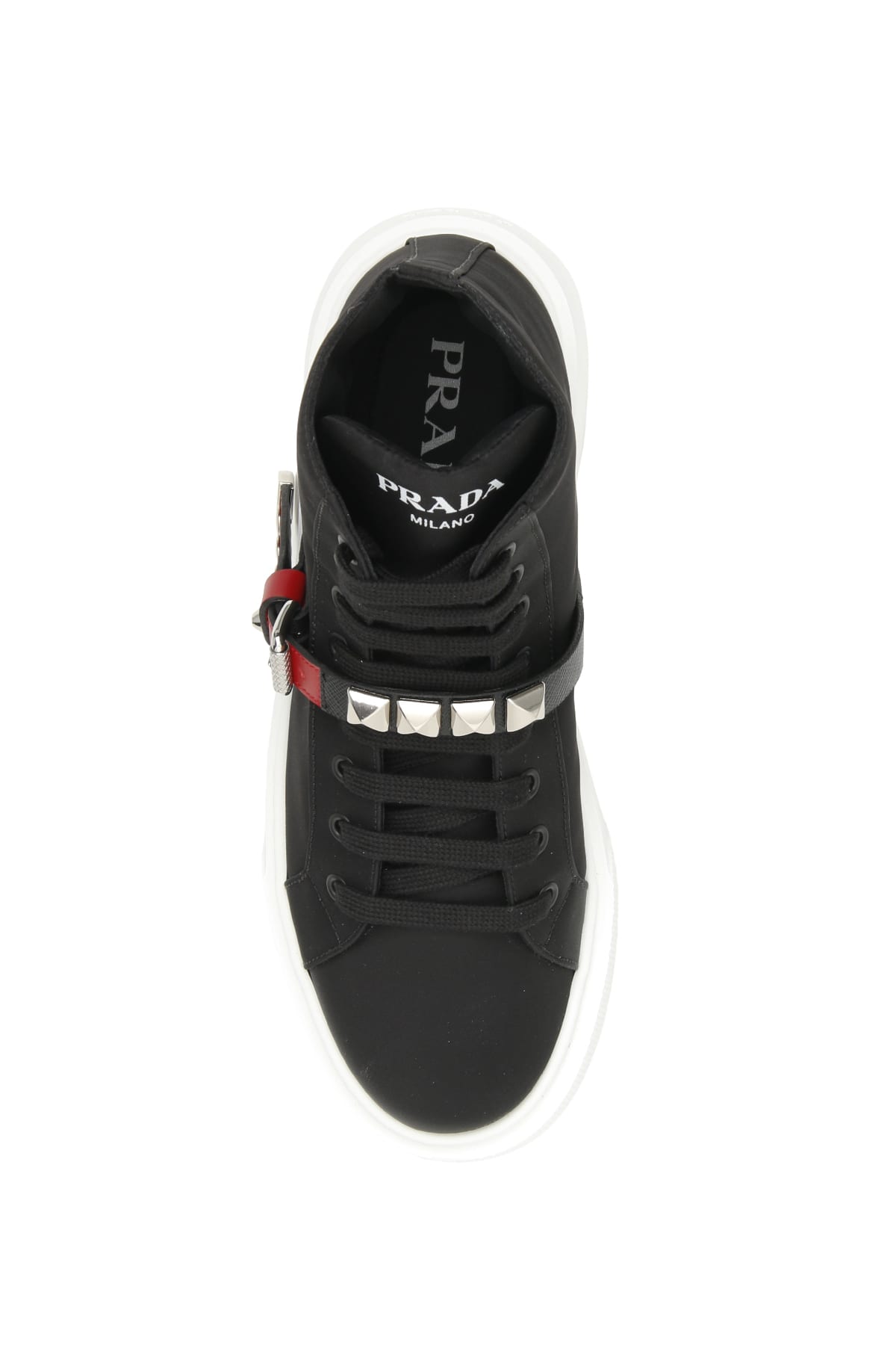 prada studded sneakers