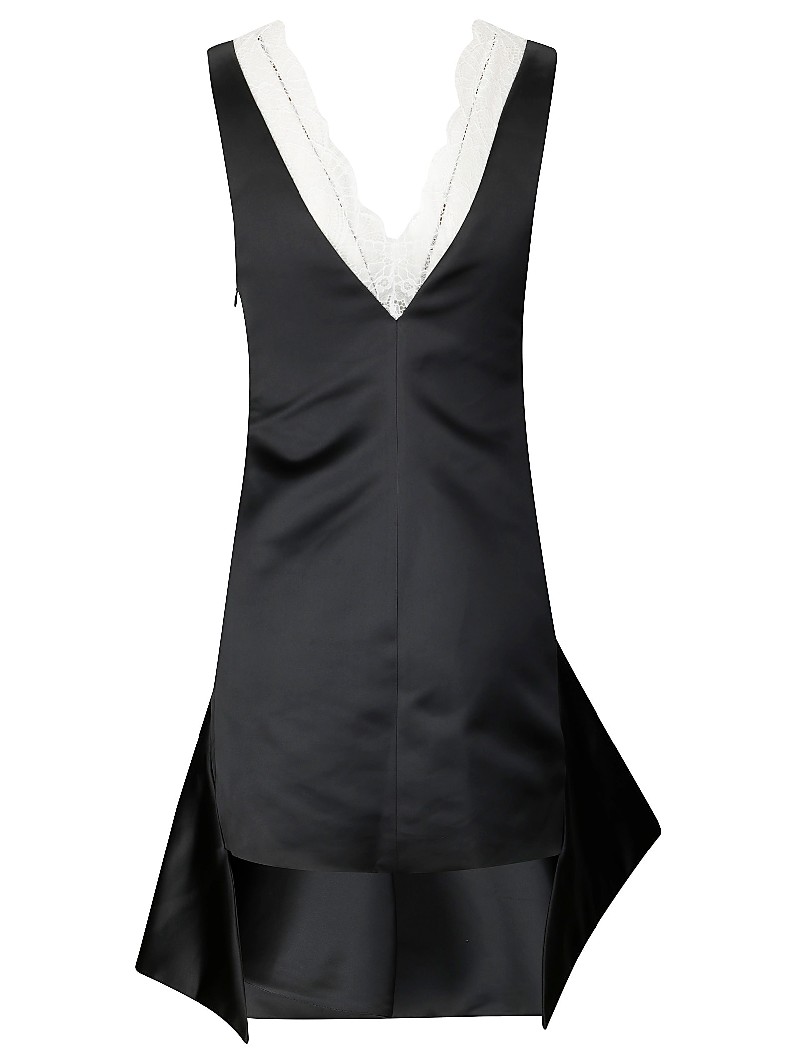 Jw Anderson J. W. Anderson V-neck With Lace Short Sleeveless Dress