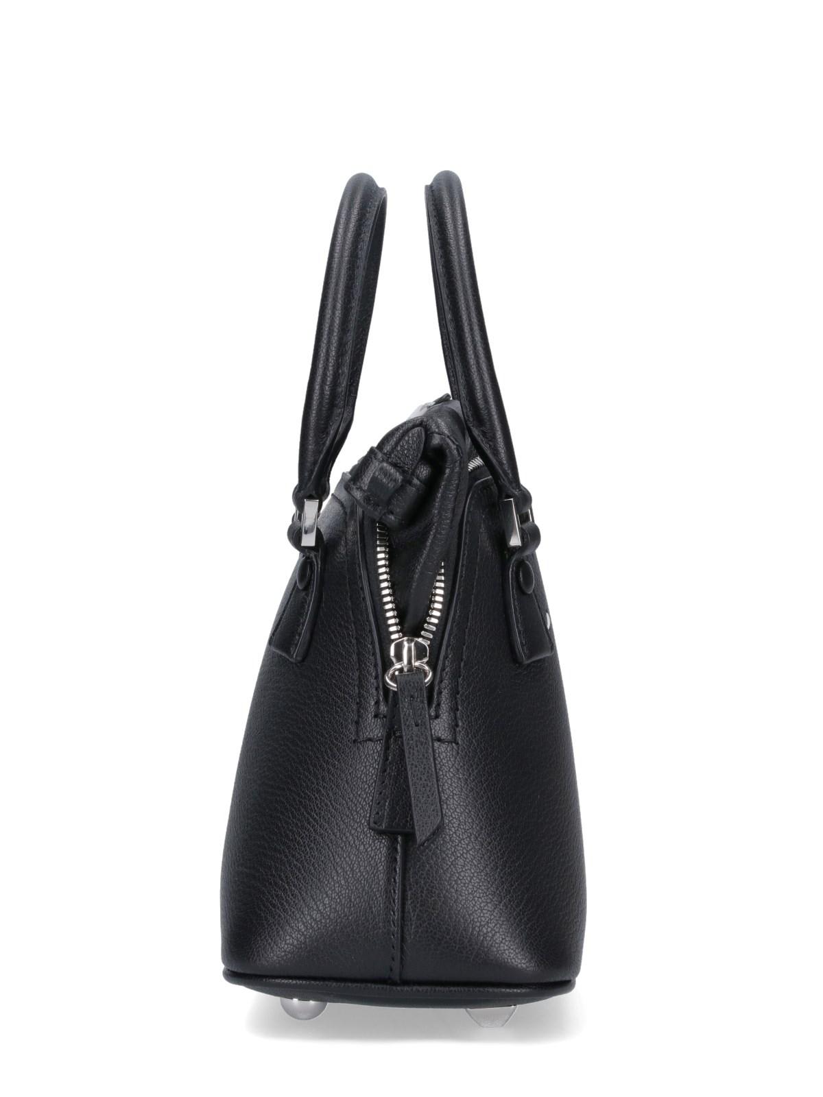 Shop Maison Margiela Micro Bag 5ac Classique In Nero