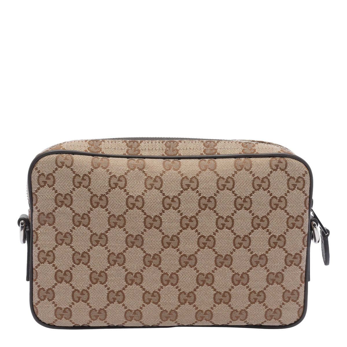 Gucci Gg Canvas Small Crossbody Bag In Brown