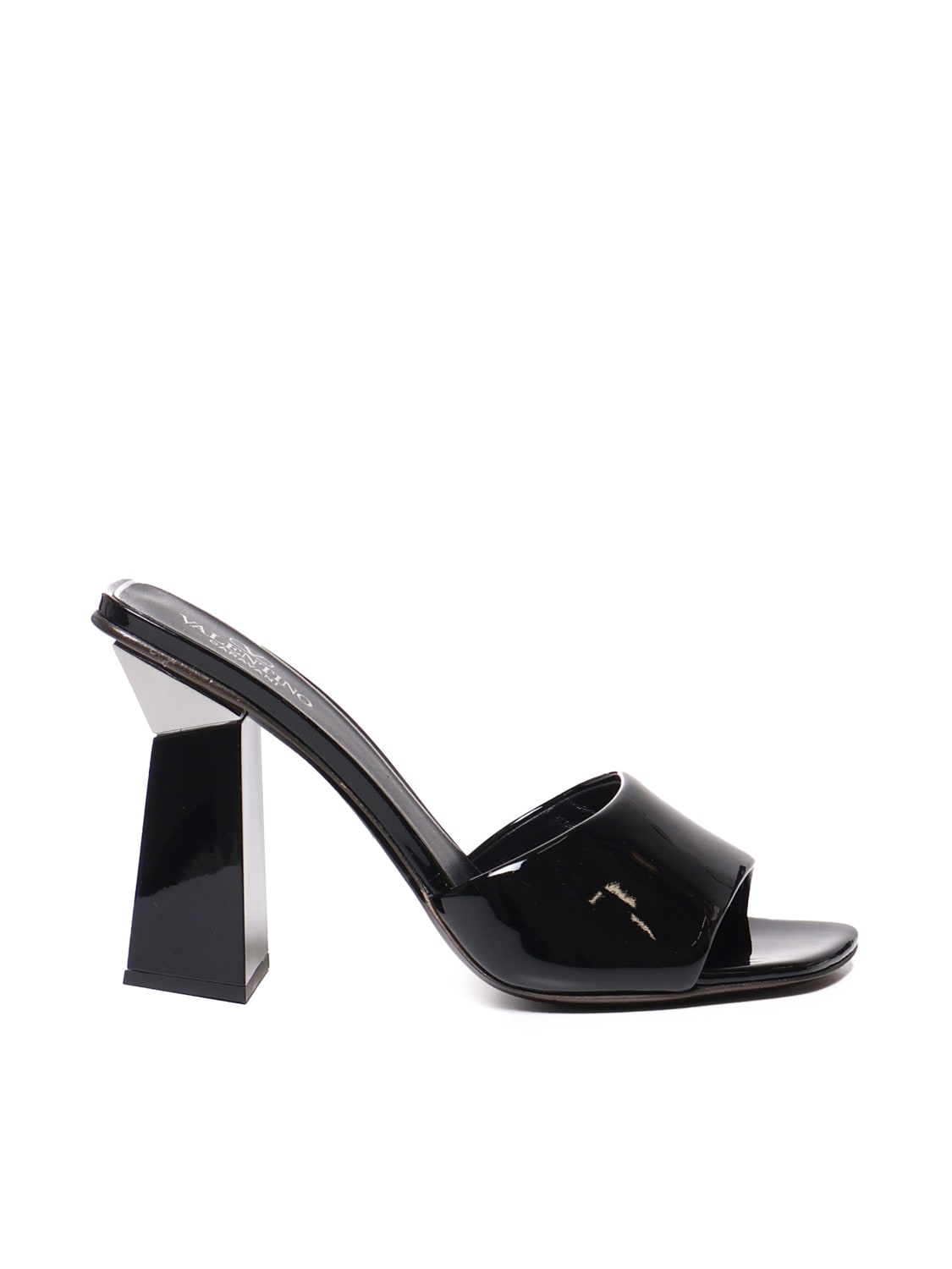 Shop Valentino Hyper One Stud Slide Sandal In Black