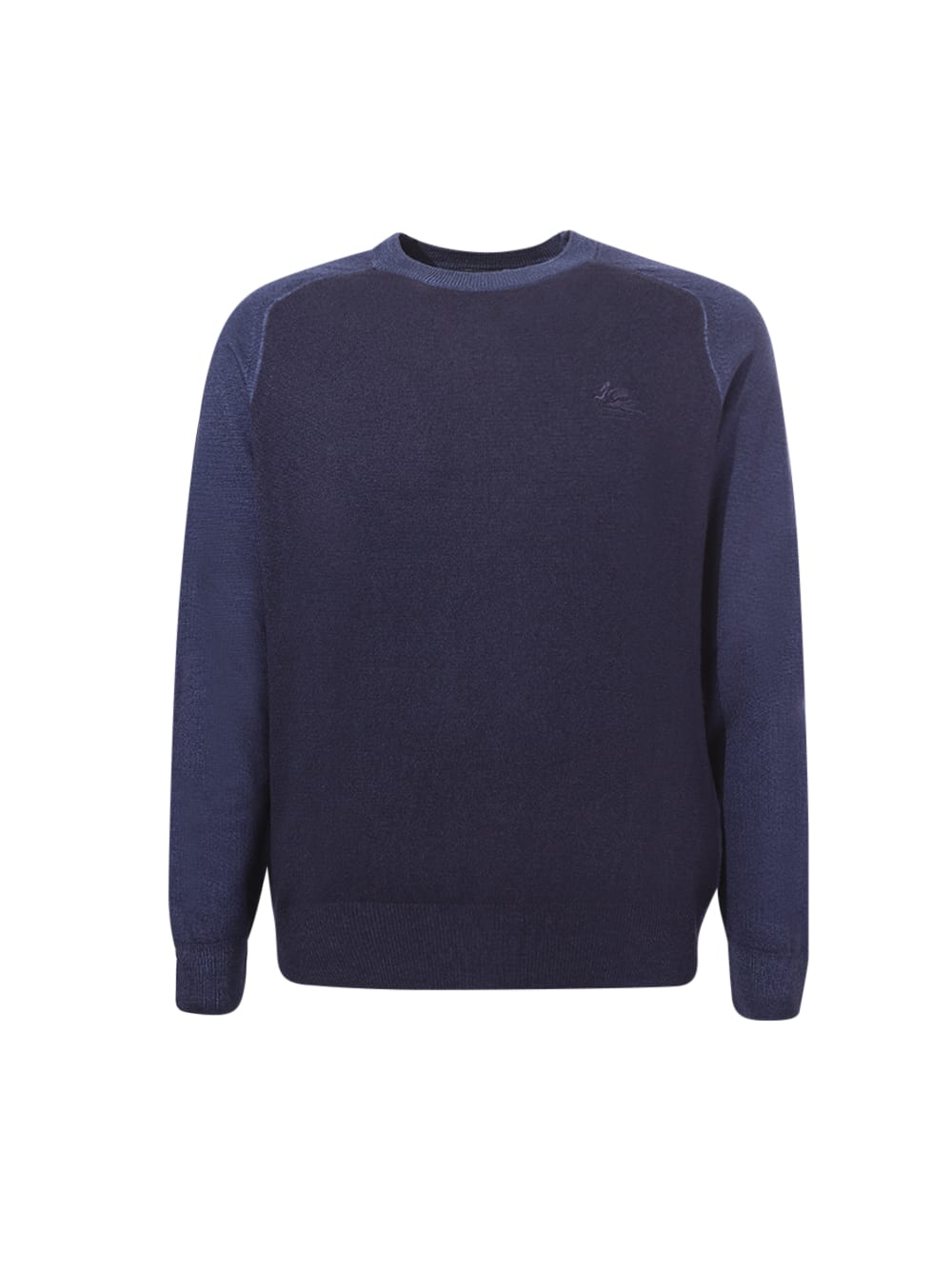 Shop Etro Crew Neck Sweater In Blue