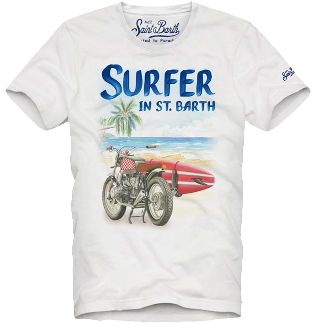 MC2 Saint Barth Surfer In Saint Barth Man T-shirt