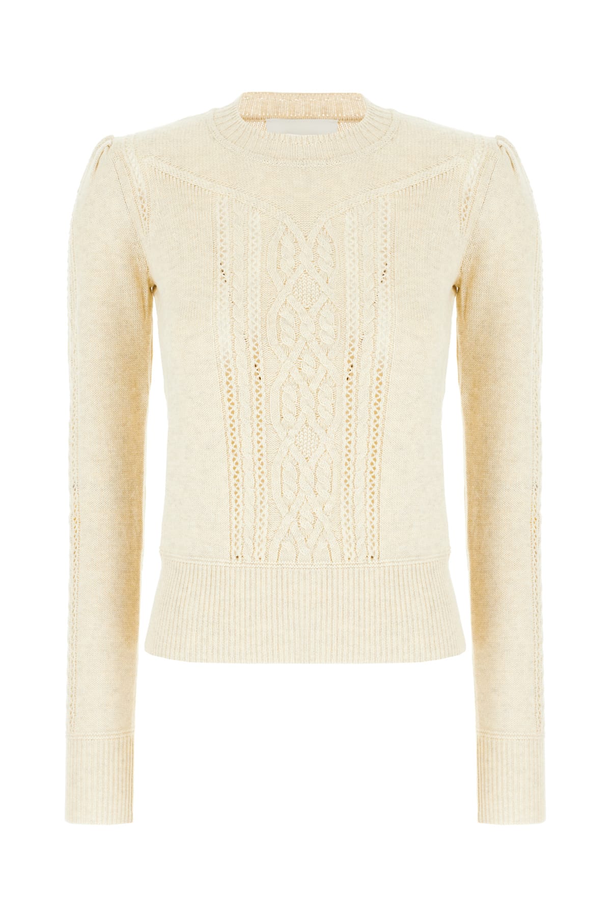 Isabel Marant Sand Cotton Blend Sweater In Gray