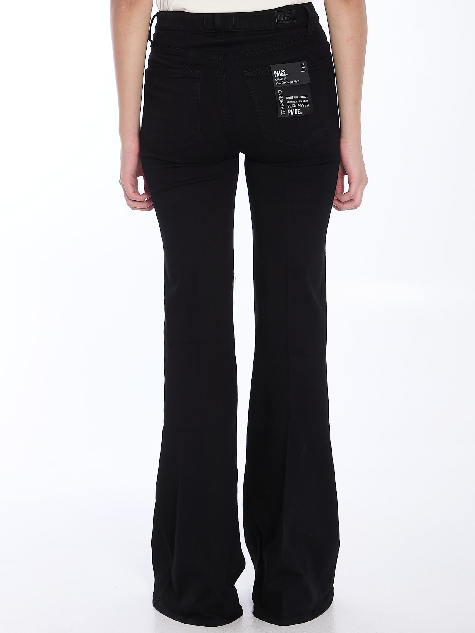 Shop Paige Charlie Jeans In Black