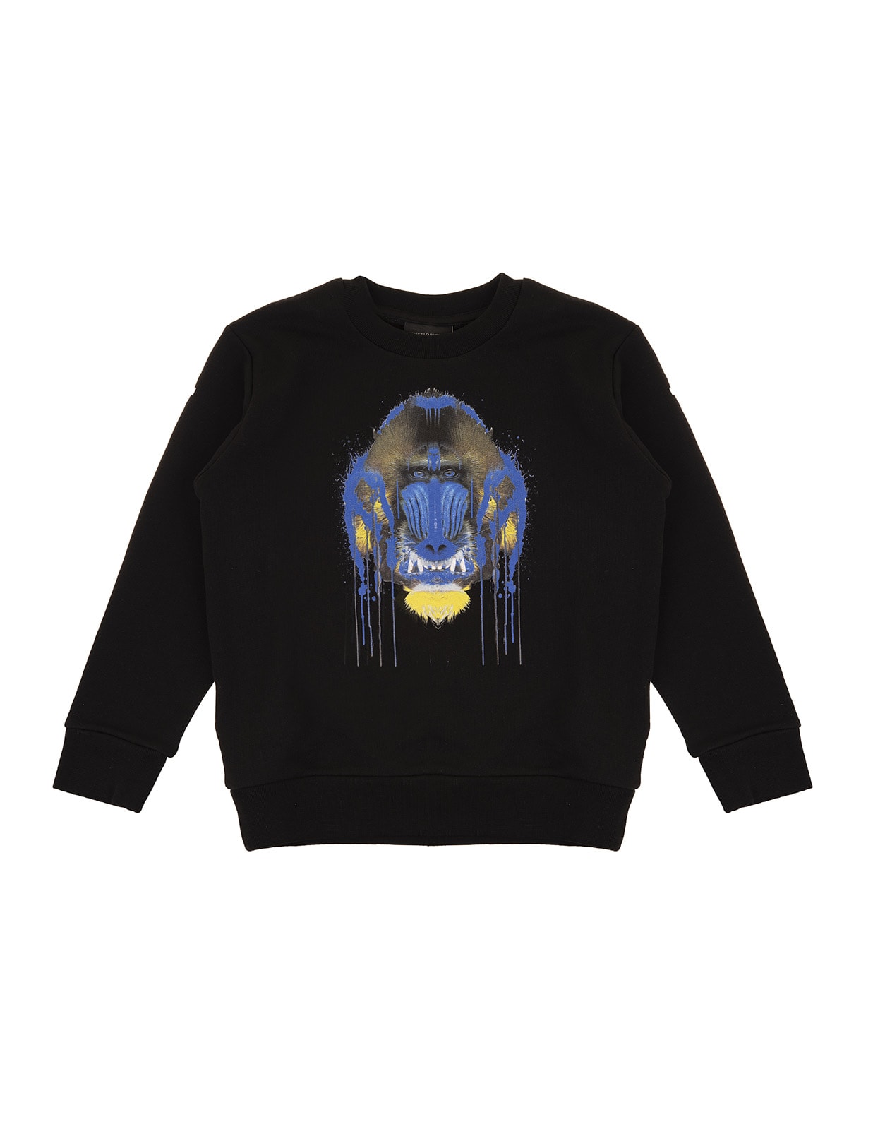 Marcelo Burlon Black Sweatshirt With Macaque Print