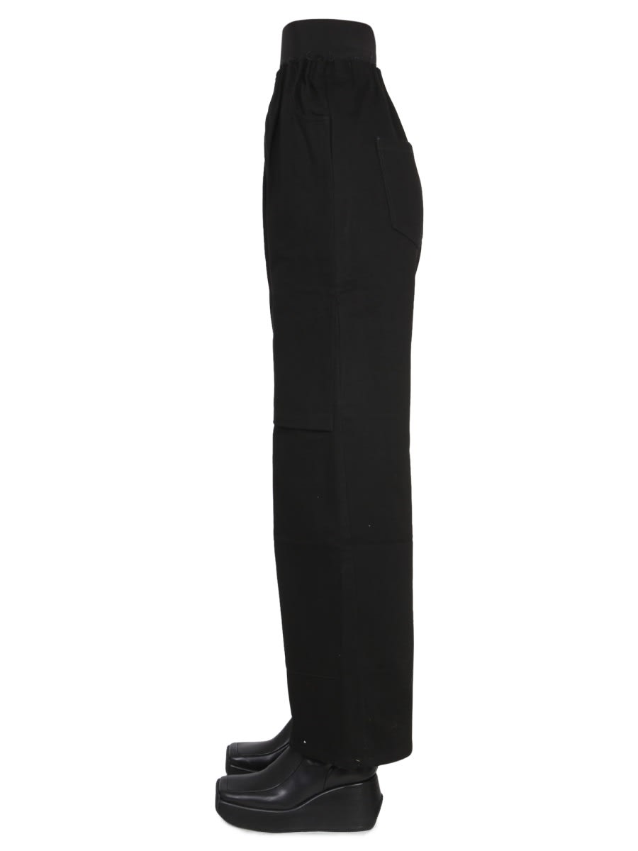 Shop Raf Simons High Waist Pants In Black