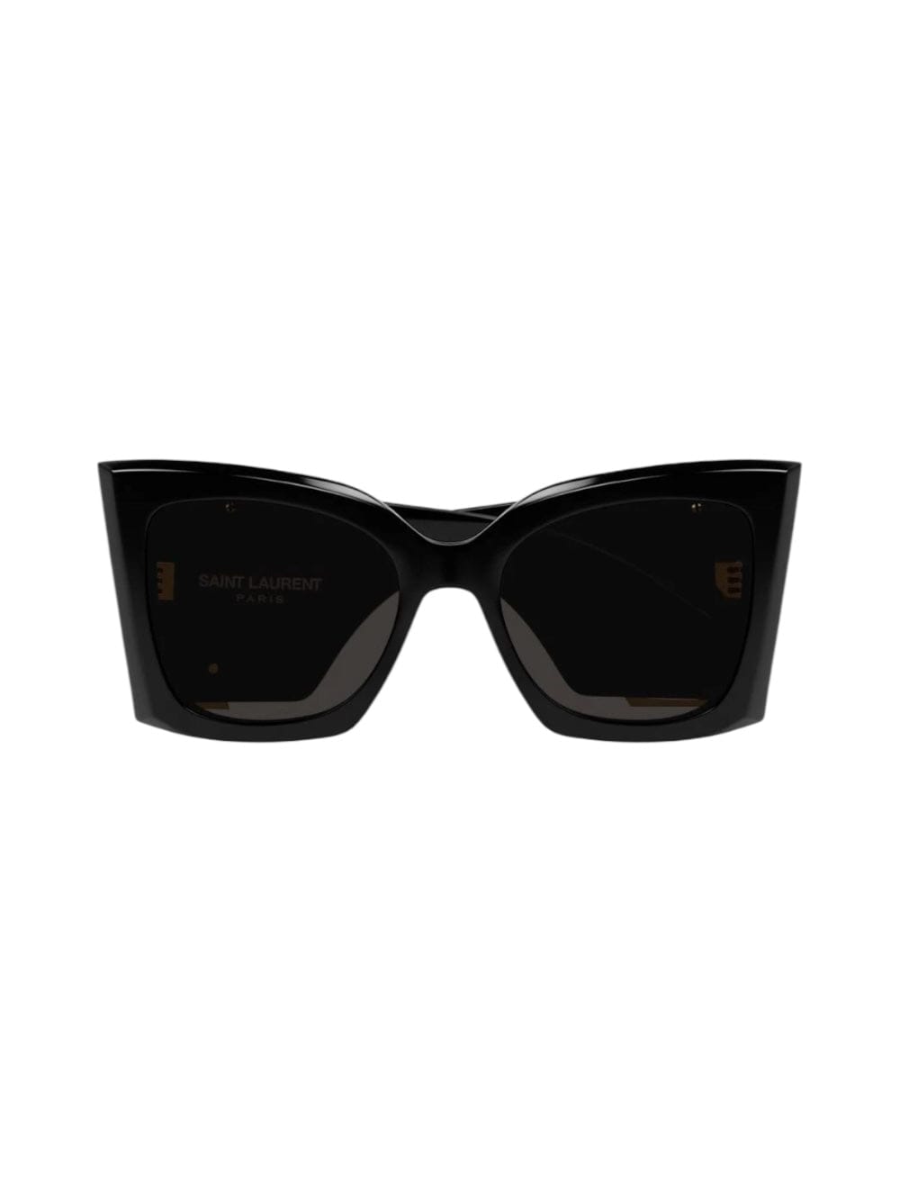 Saint Laurent Black Blaze Square-frame Sunglasses In Black