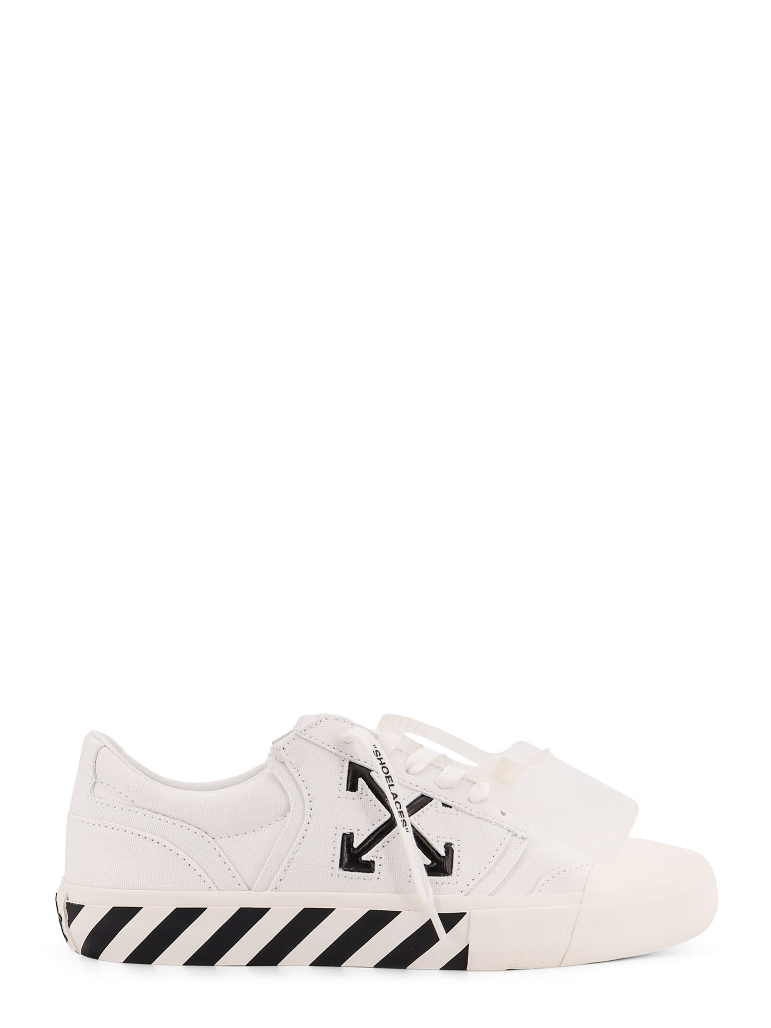 Off-white Vulc Undercut Canvas Low-top Sneakers In White
