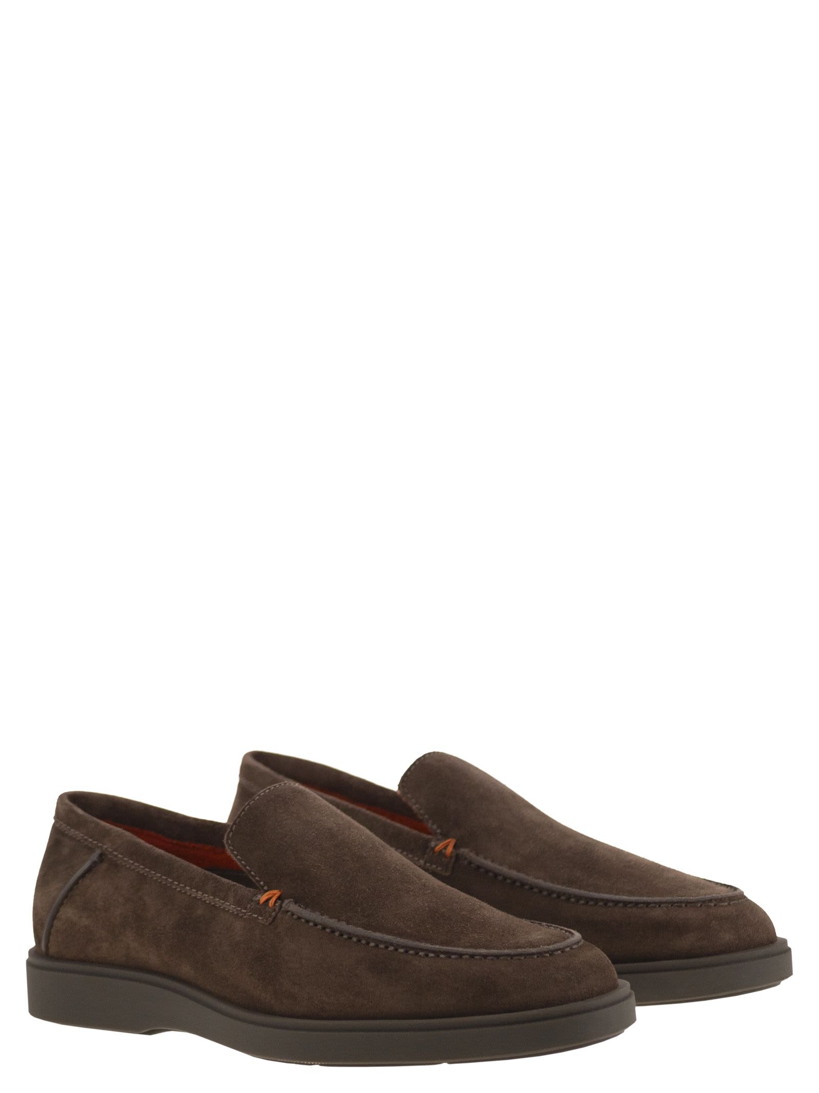 Santoni Drain-c-svut50 Mgdt17824smoksvu T50 In Brown