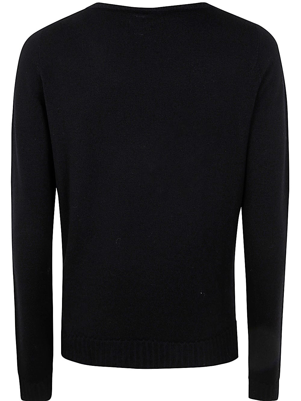 Shop Md75 Round Neck Merinos Sweater In Black