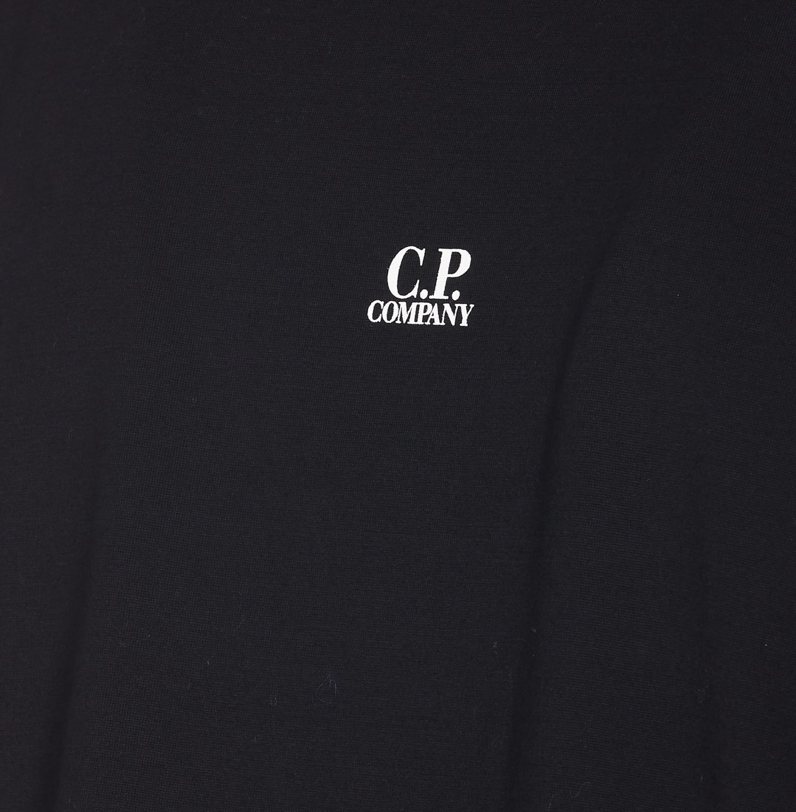 Shop C.p. Company Logo T-shirt In Blue