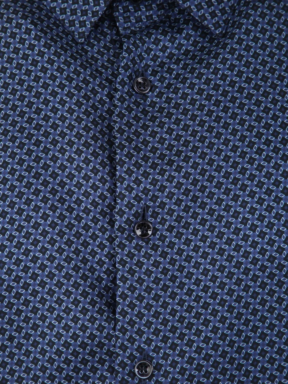 Shop Giorgio Armani Shirt In Fbnh Deep Ultramarine